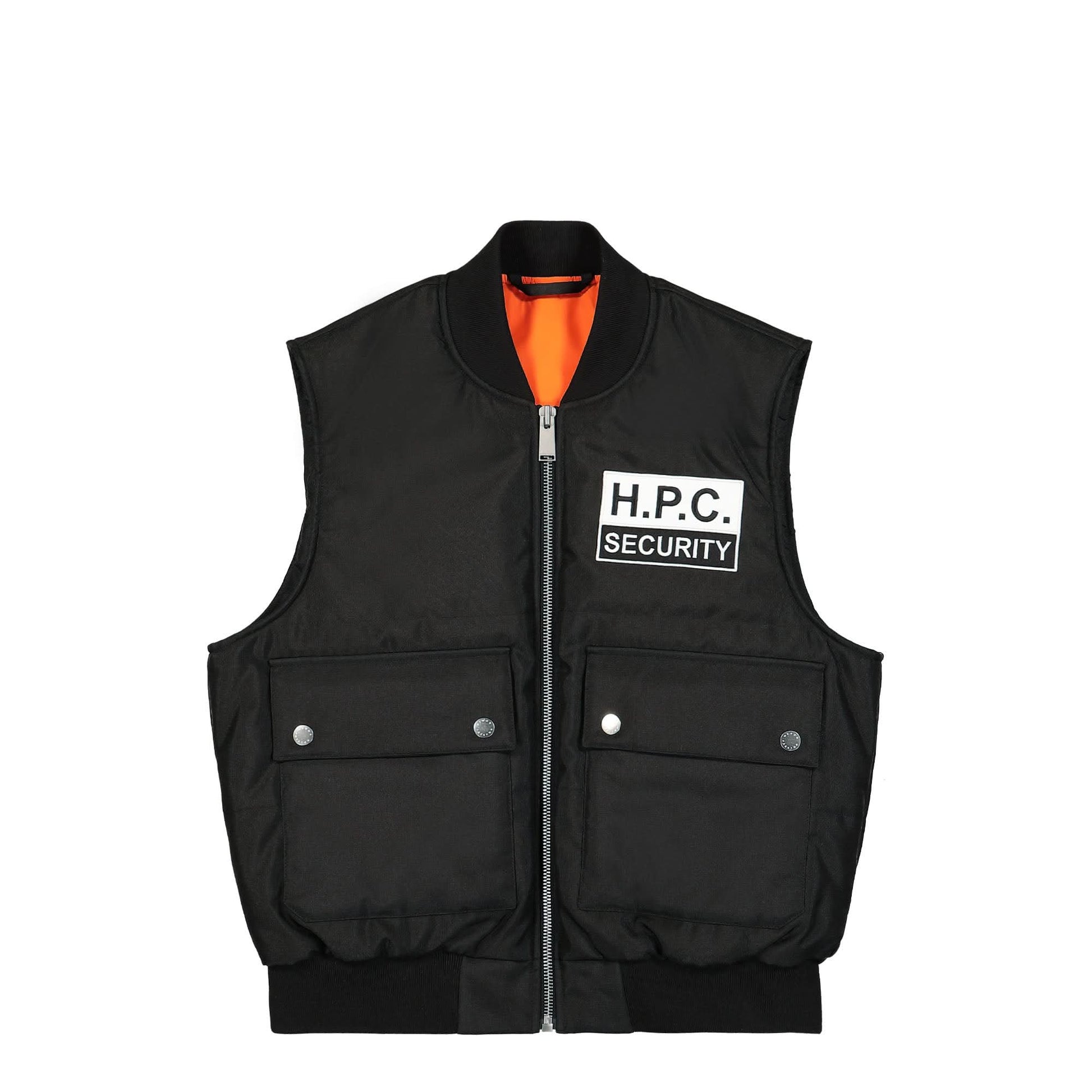 Heron Preston HPC Quilted Nylon Vest Black Detail view 1 | Gate