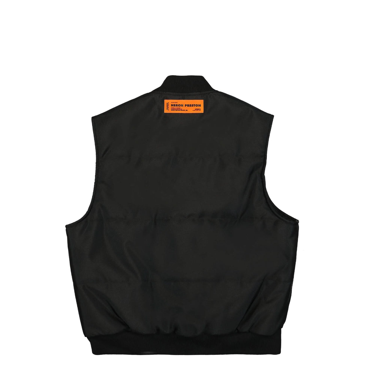 Heron Preston HPC Quilted Nylon Vest Black Detail view 1 | Gate