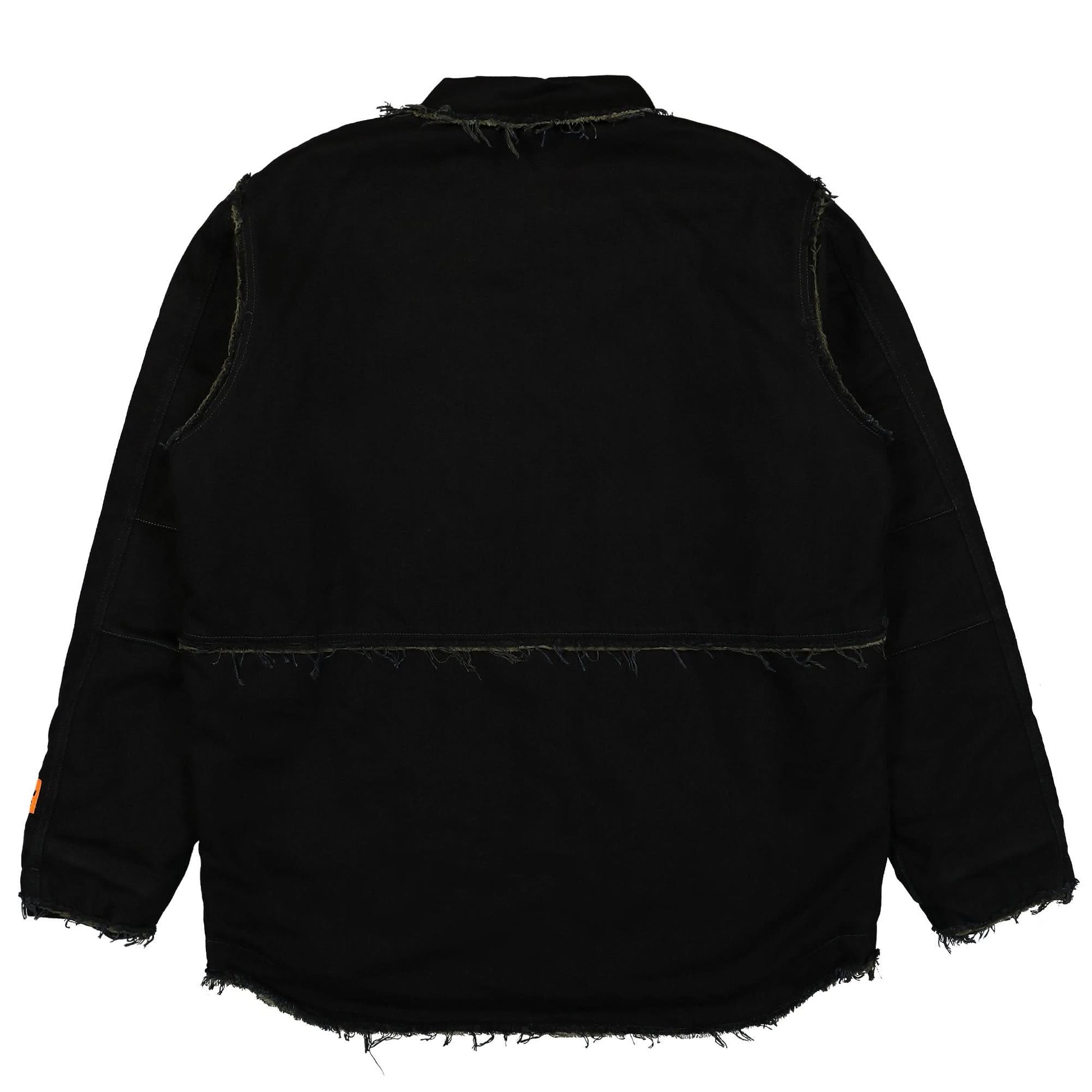 Heron Preston Rebuilt Denim Jacket Black Detail view 2 | Gate