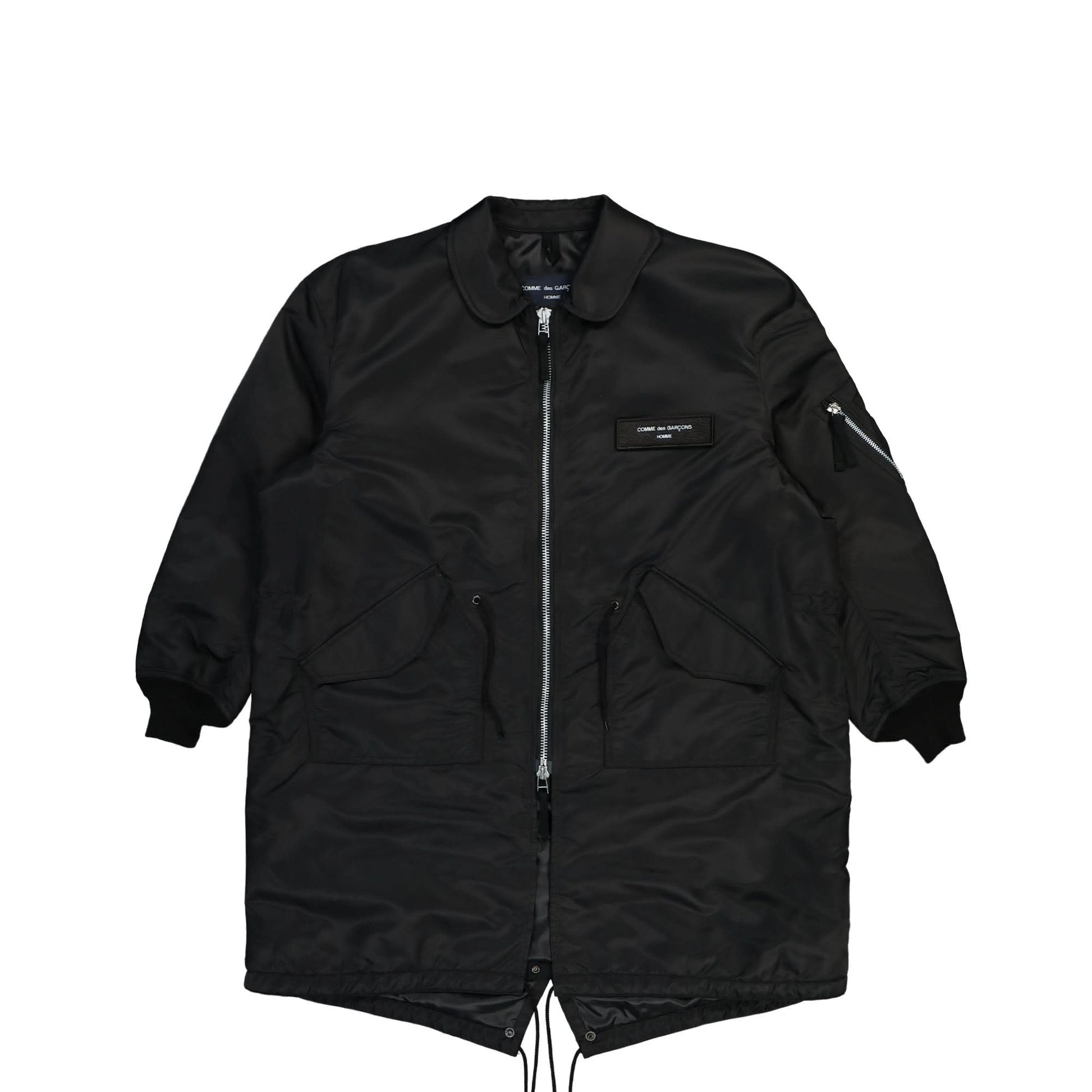 Comme des Garçons Homme Coat Black Detail view 1 | Gate