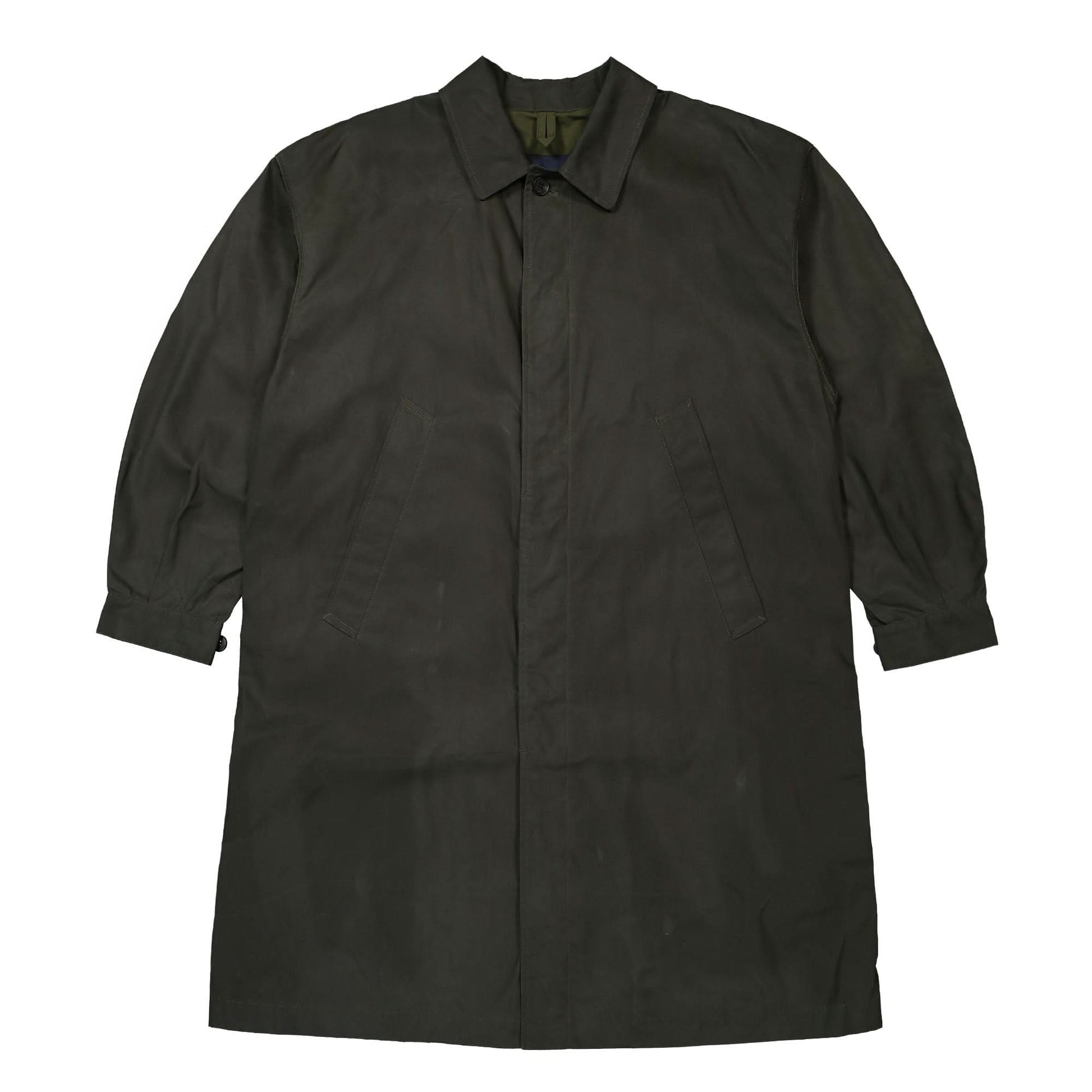Comme des Garçons Homme Coat Olive Detail view 1 | Gate