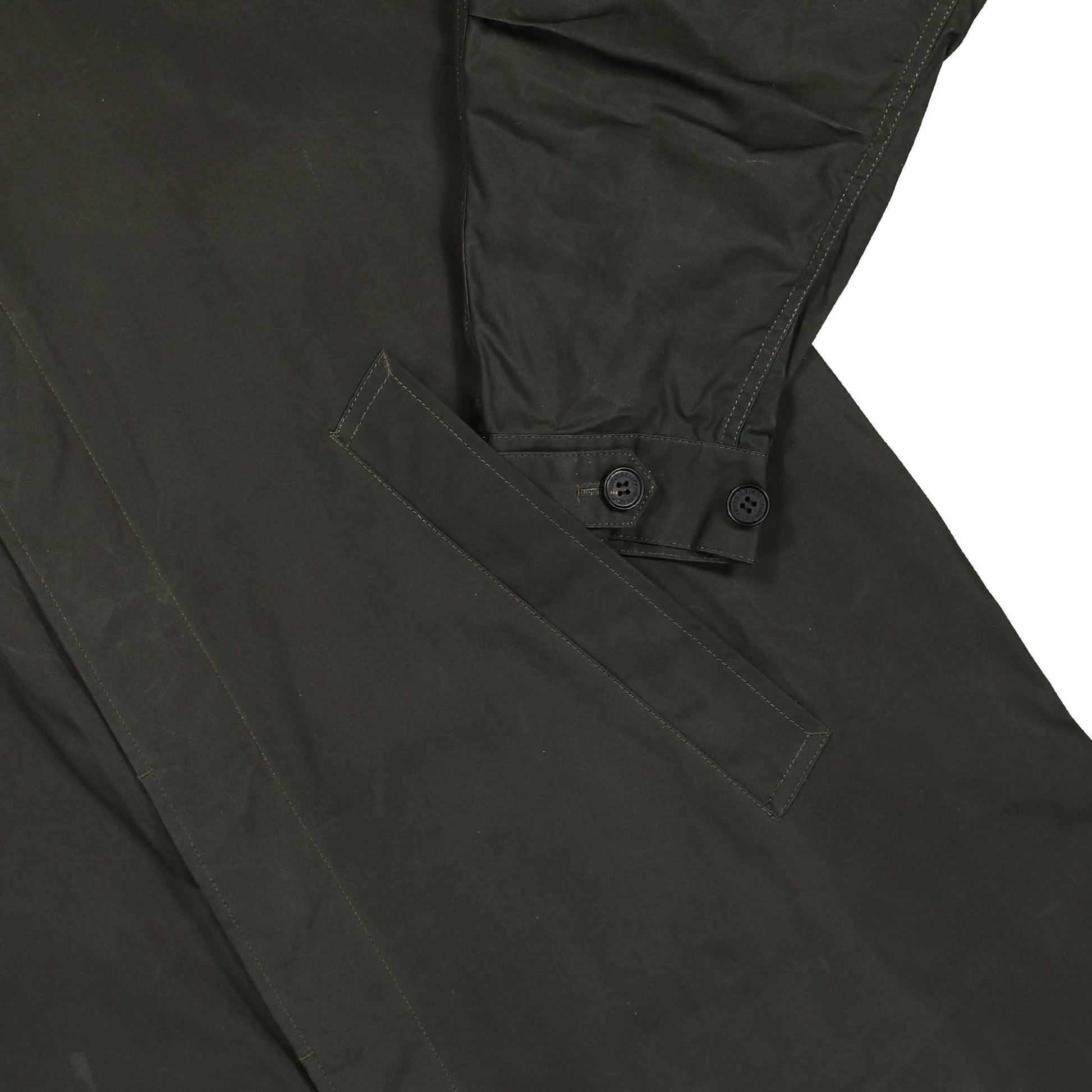 Comme des Garçons Homme Coat Olive Detail view 4 | Gate