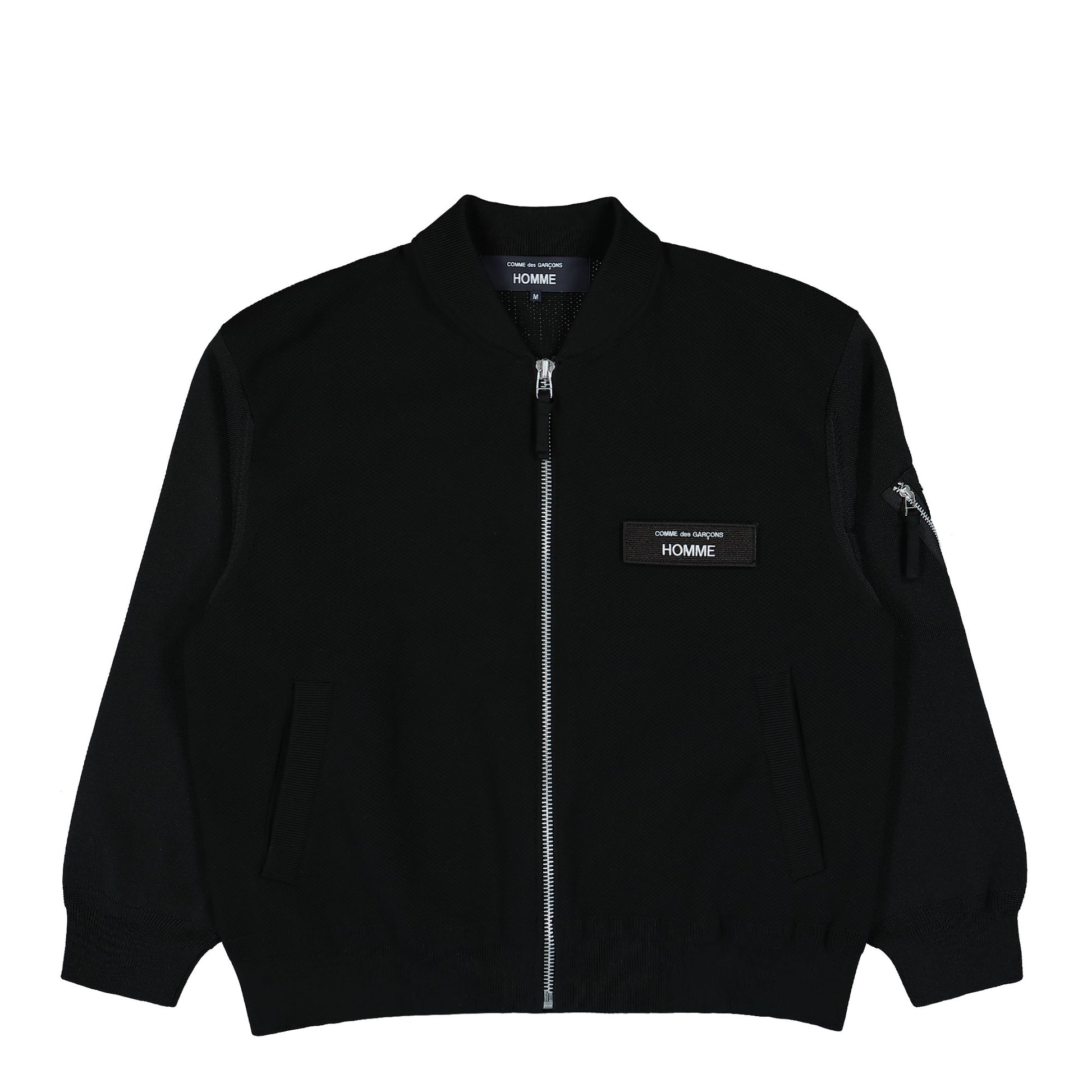 Comme des Garçons Homme Sweater Black Detail view 1 | Gate
