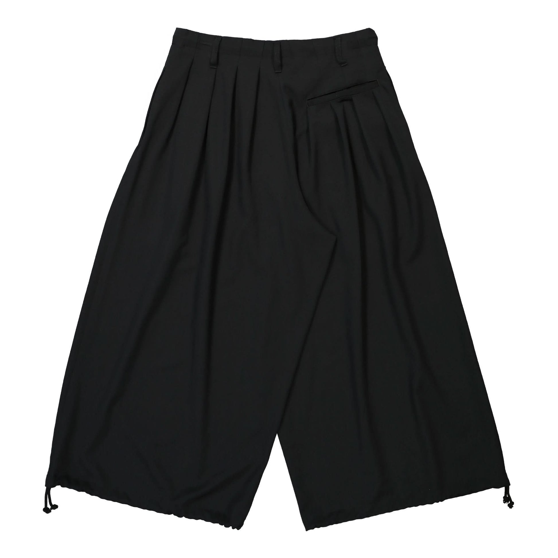 Yohji Yamamoto Homme U-Standard Ballon Pants Black Detail view 2 | Gate