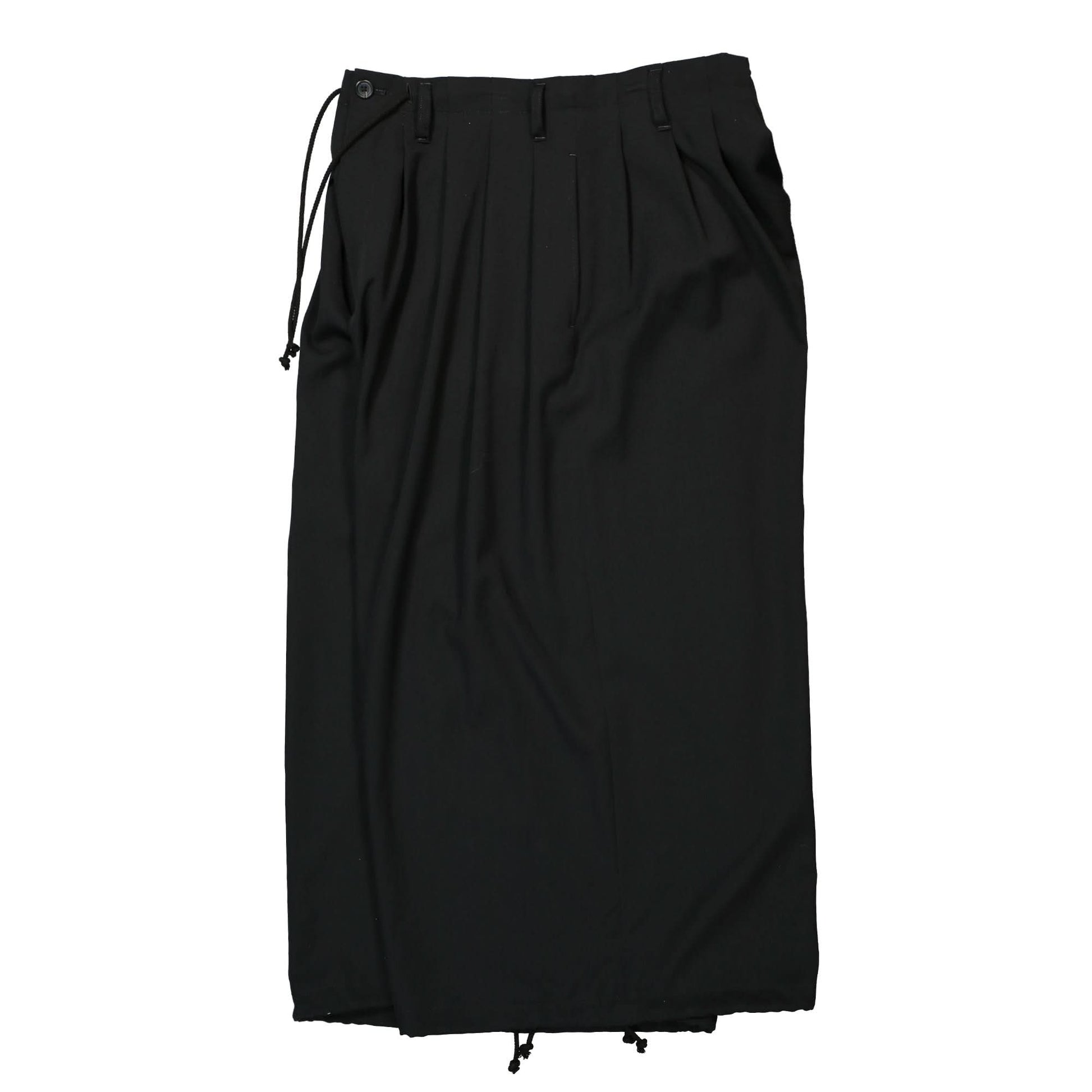 Yohji Yamamoto Homme U-Standard Ballon Pants Black Detail view 3 | Gate