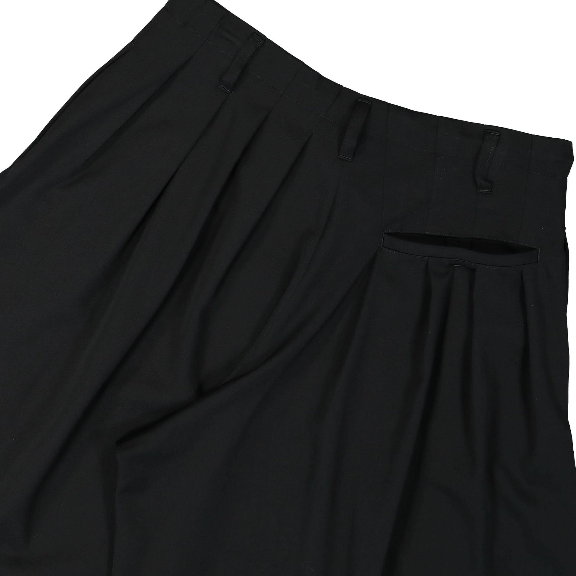Yohji Yamamoto Homme U-Standard Ballon Pants Black Detail view 5 | Gate
