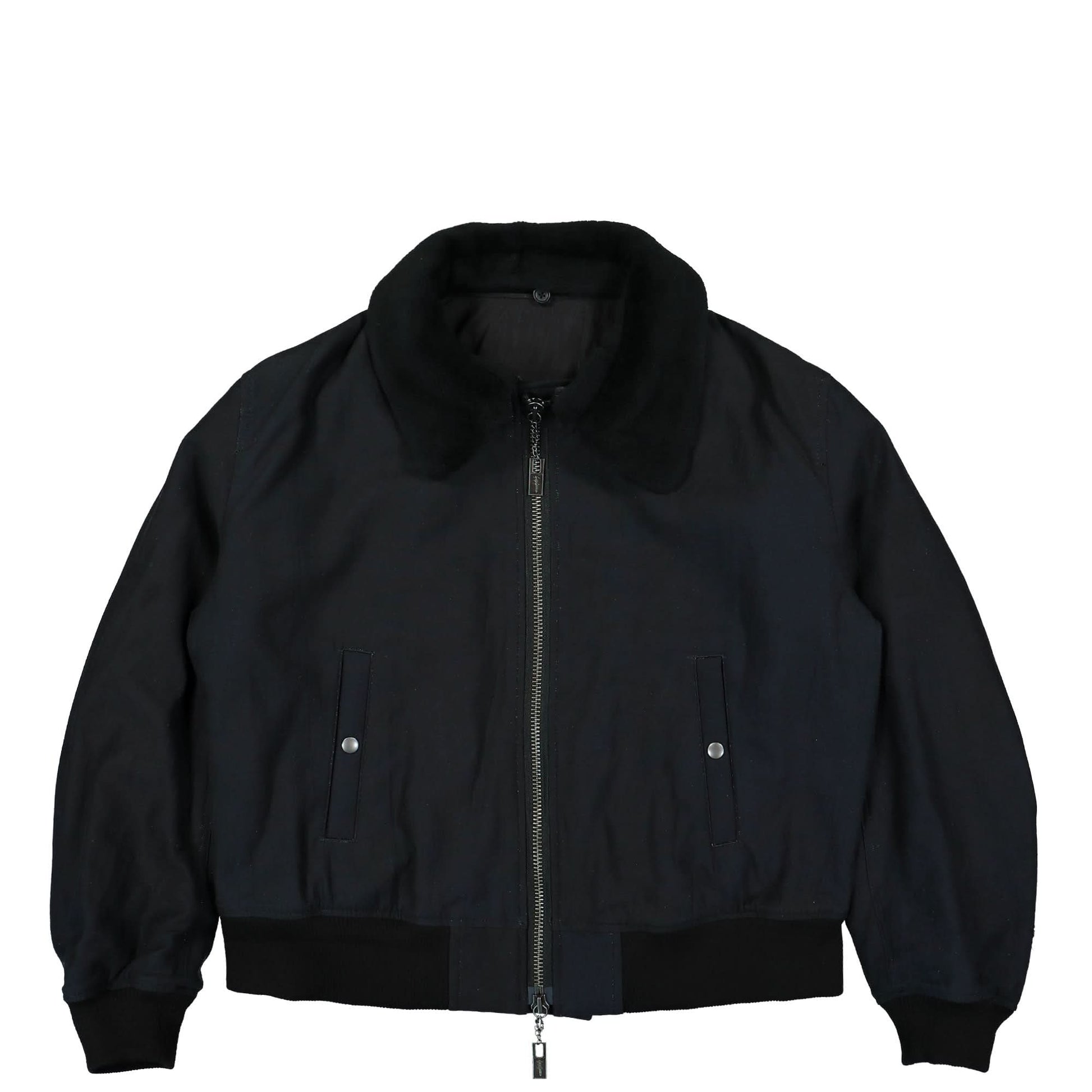 Yohji Yamamoto Homme I-Lady PT Denim Blouson Black Detail view 1 | Gate