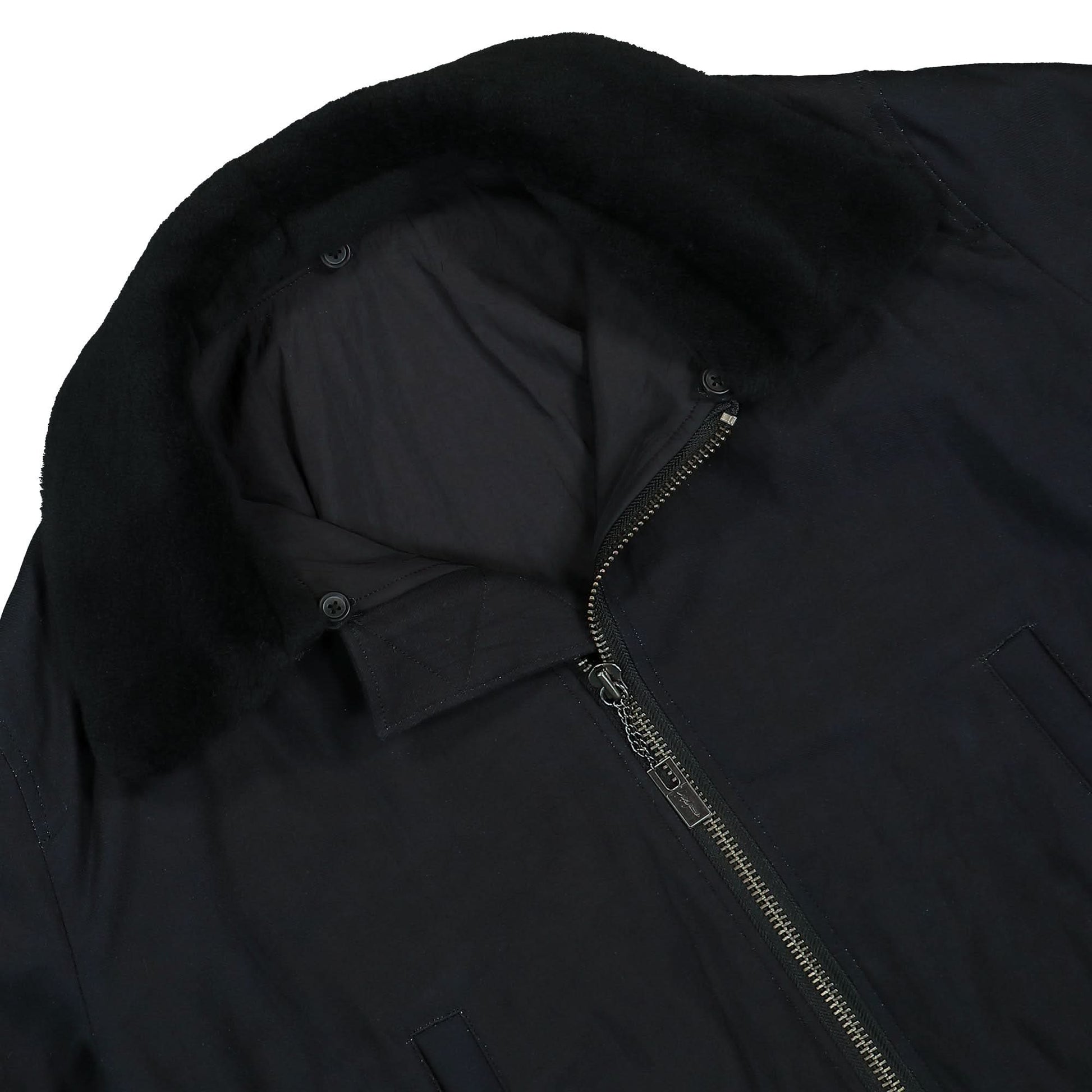 Yohji Yamamoto Homme I-Lady PT Denim Blouson Black Detail view 3 | Gate