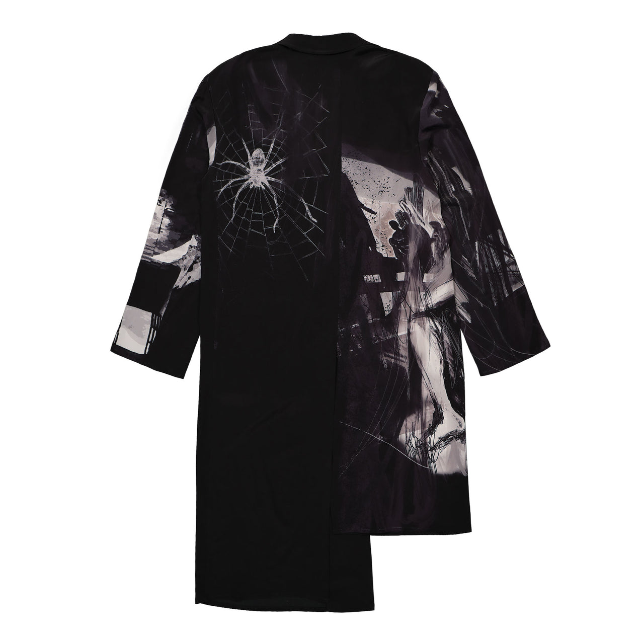 Yohji Yamamoto Homme Portrait PT Asymmetry J Black Detail view 1 | Gate