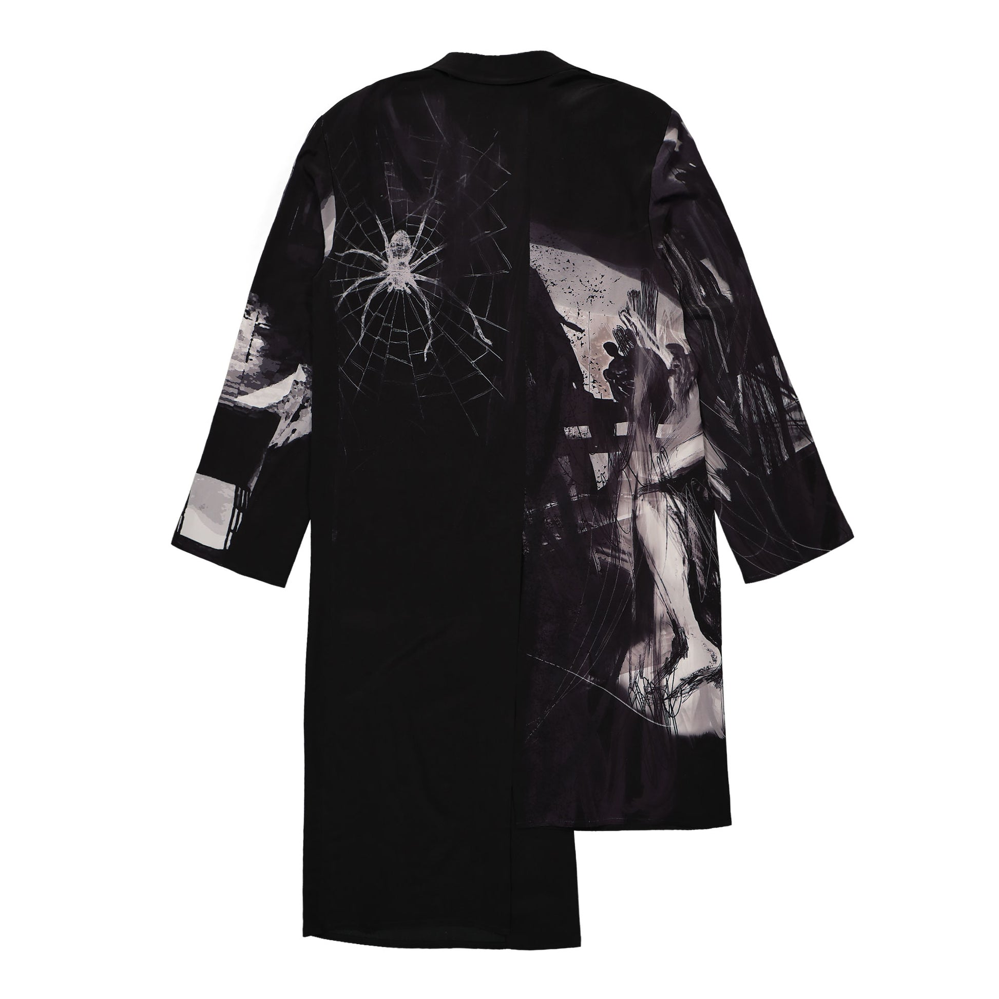 Yohji Yamamoto Homme Portrait PT Asymmetry J Black Detail view 2 | Gate