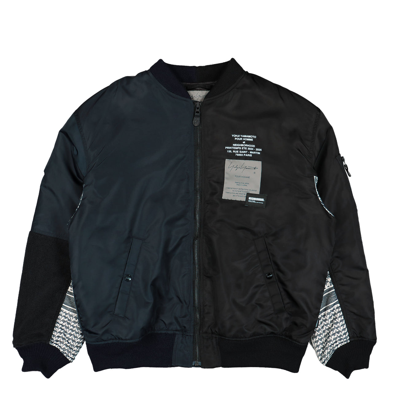 Yohji Yamamoto Homme Jacket Black Detail view 1 | Gate