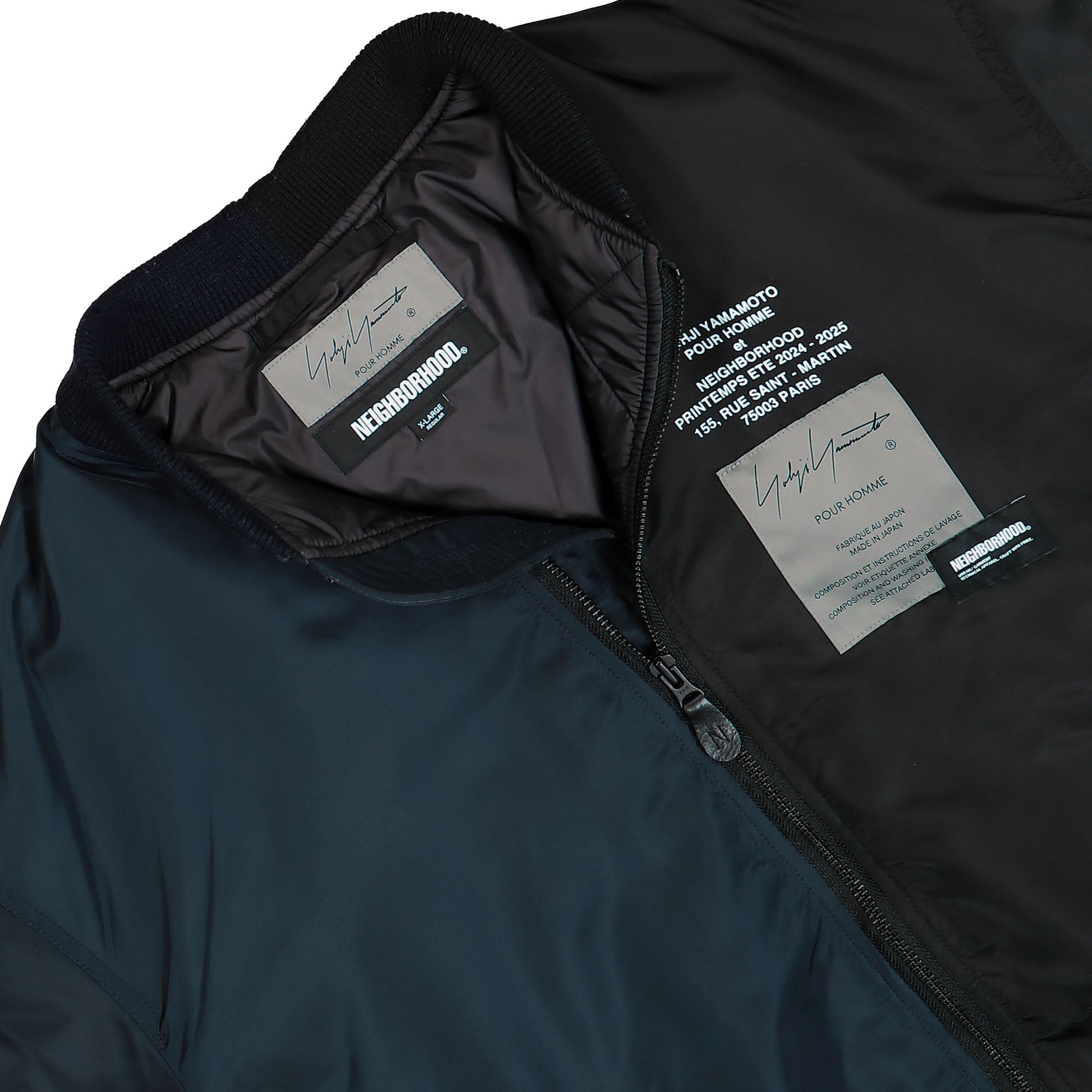Yohji Yamamoto Homme Jacket Black Detail view 3 | Gate