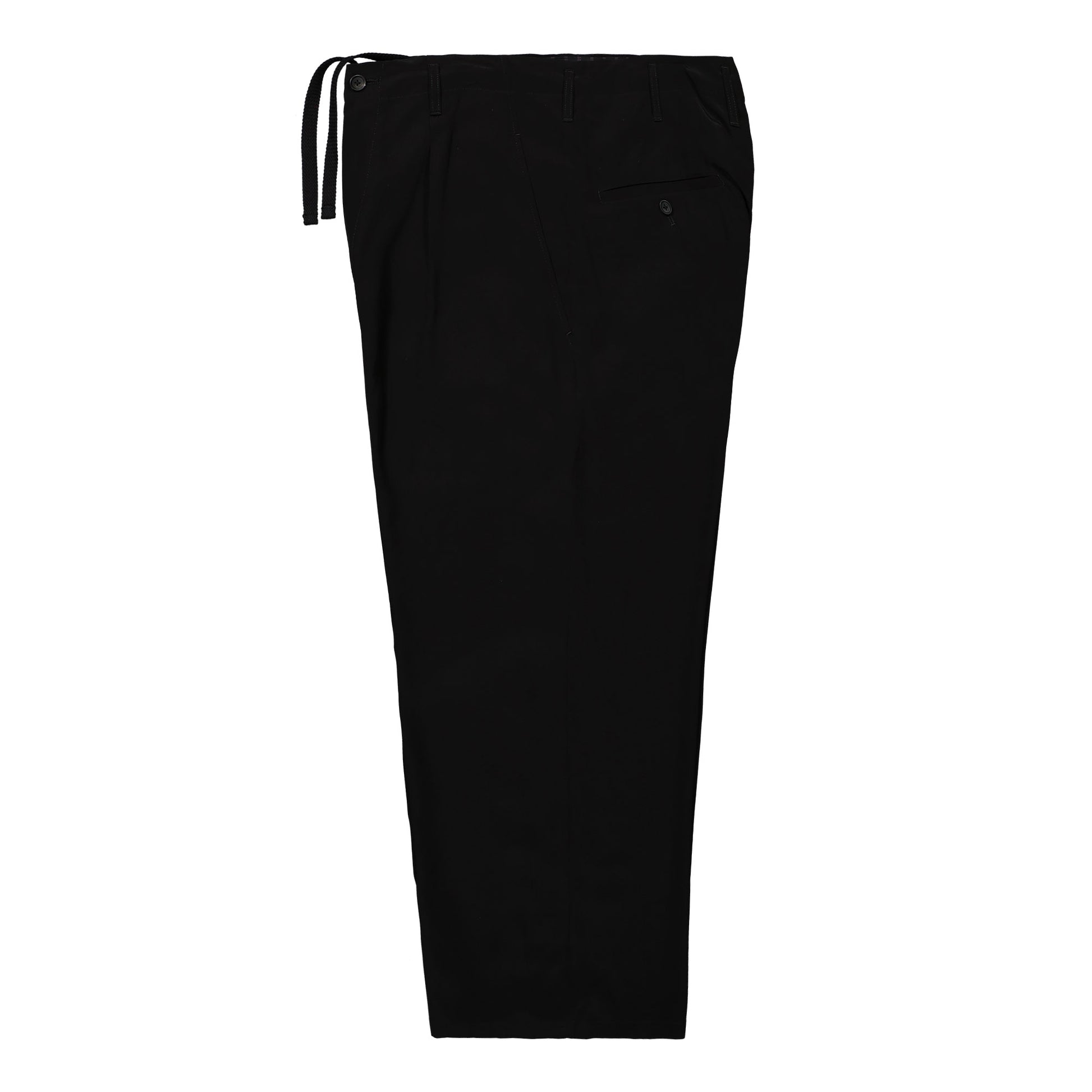 Yohji Yamamoto Homme R Coin PKT Pants Black Detail view 3 | Gate
