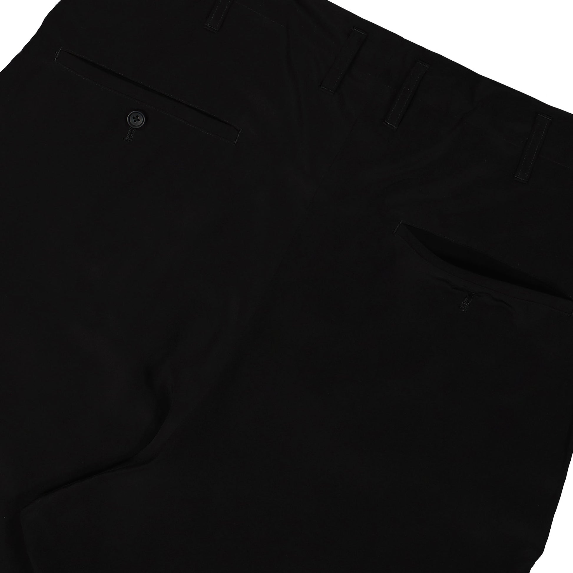 Yohji Yamamoto Homme R Coin PKT Pants Black Detail view 5 | Gate