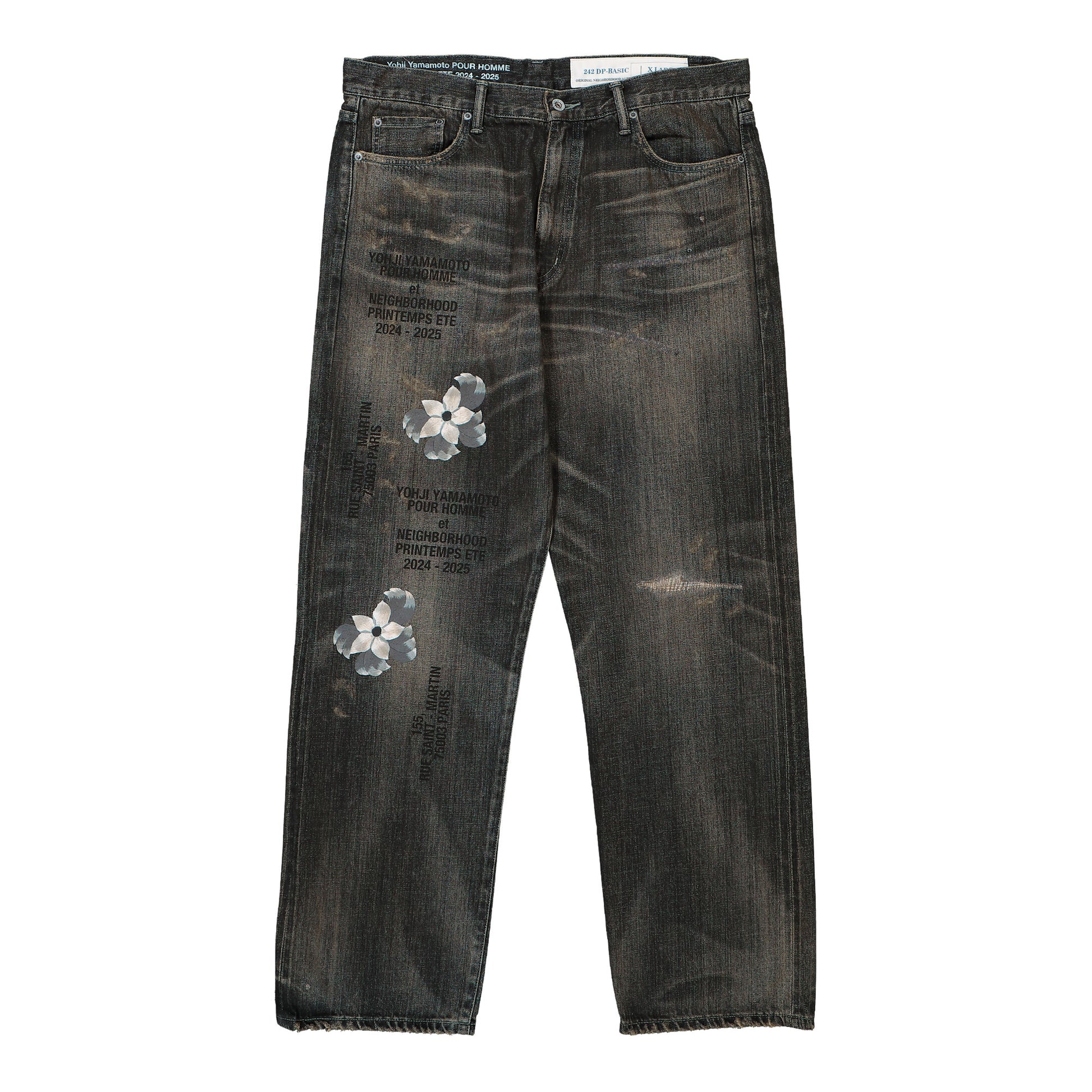 Yohji Yamamoto Homme Pants Black Detail view 1 | Gate