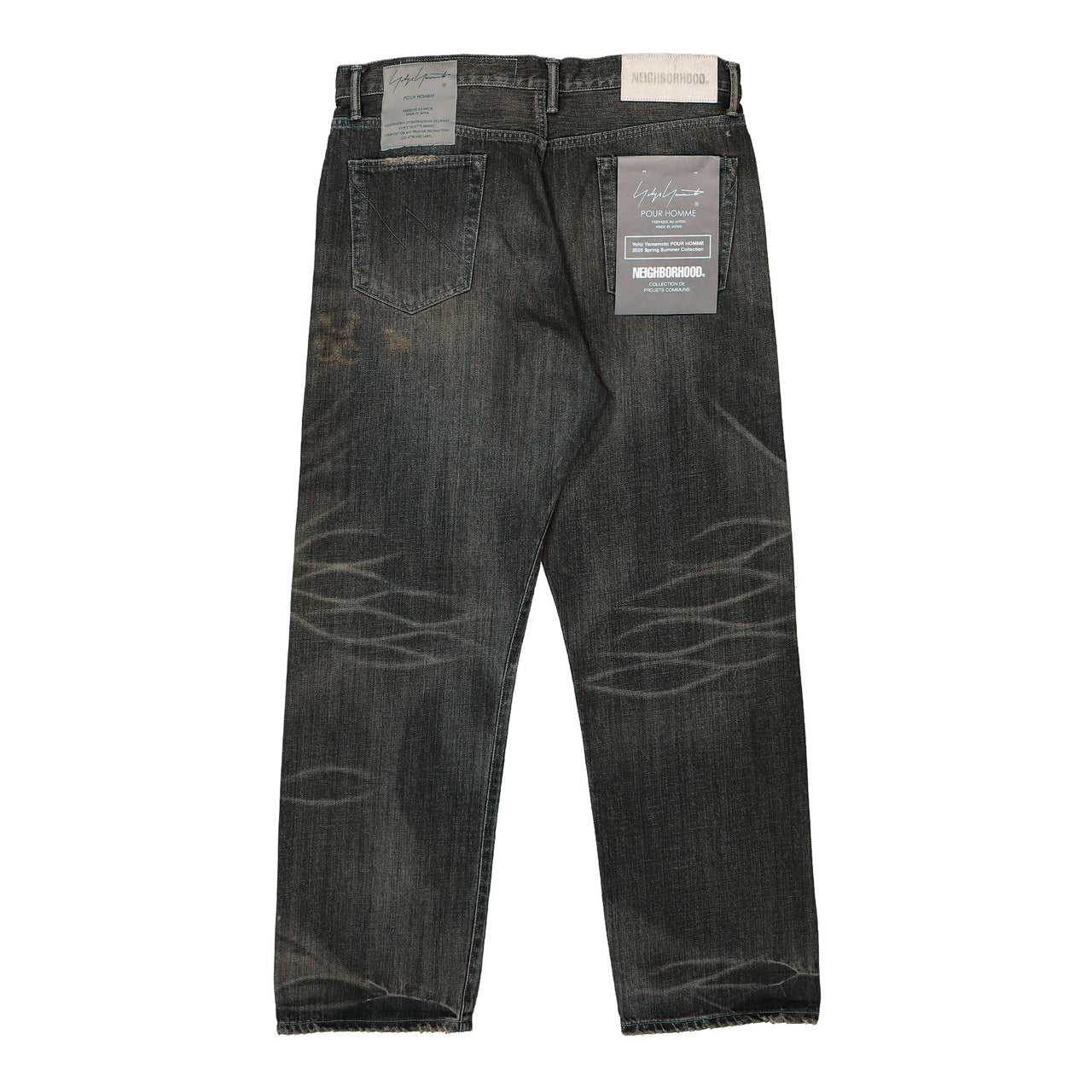 Yohji Yamamoto Homme Pants Black Detail view 1 | Gate