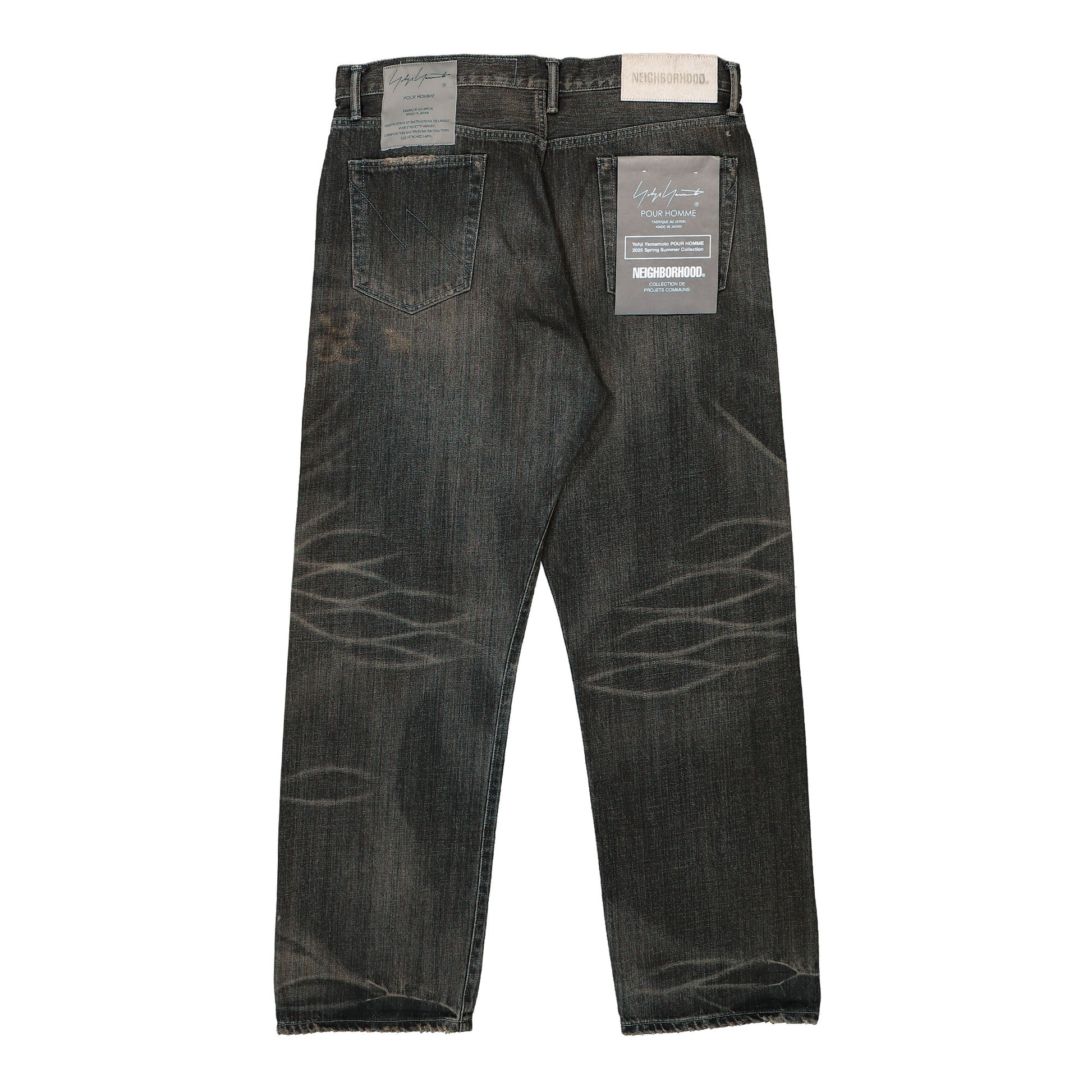 Yohji Yamamoto Homme Pants Black Detail view 2 | Gate