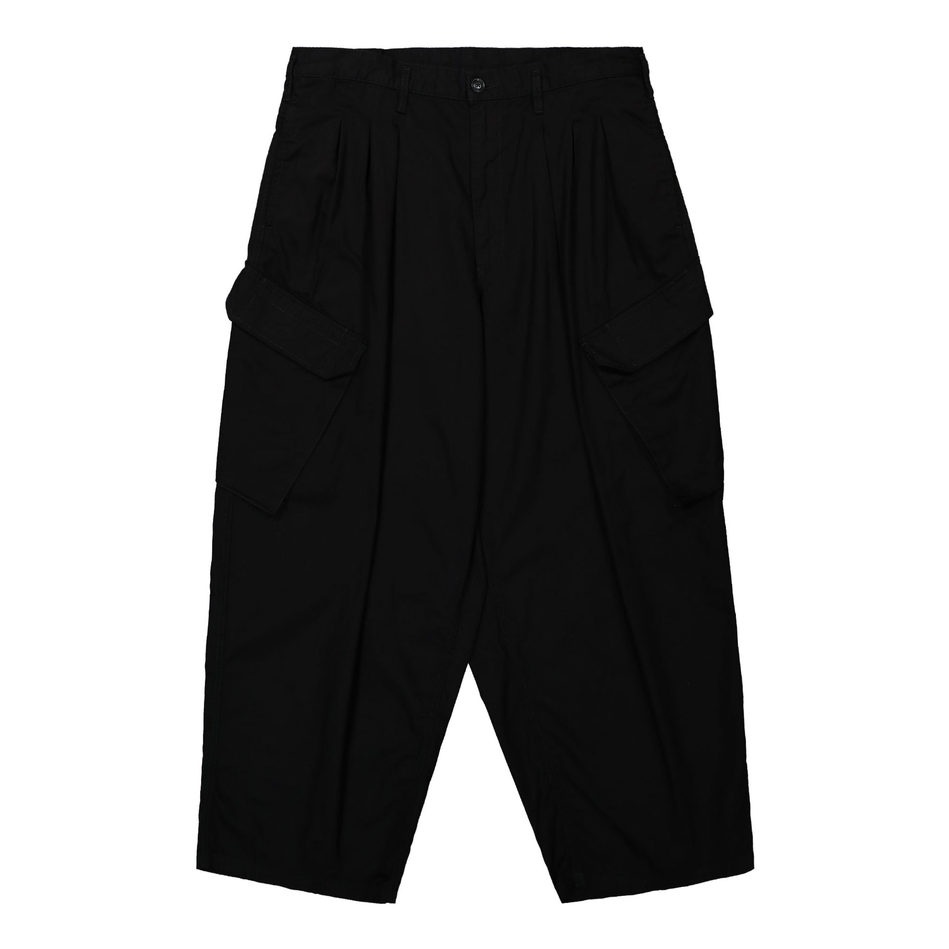 Yohji Yamamoto Homme 12Tuck Work Pants Black Detail view 1 | Gate