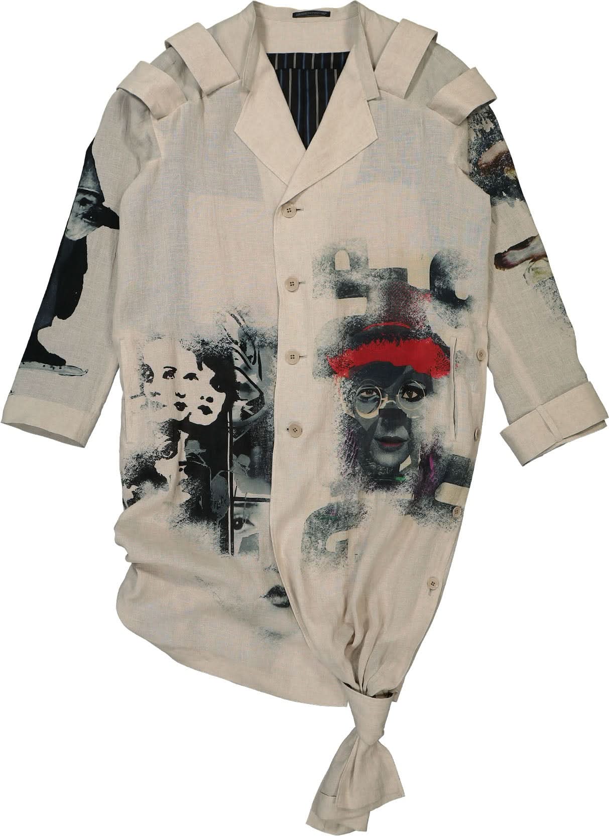 Yohji Yamamoto Homme W-Pattern Shoulder Epaulet Ljk Multicolor Detail view 1 | Gate