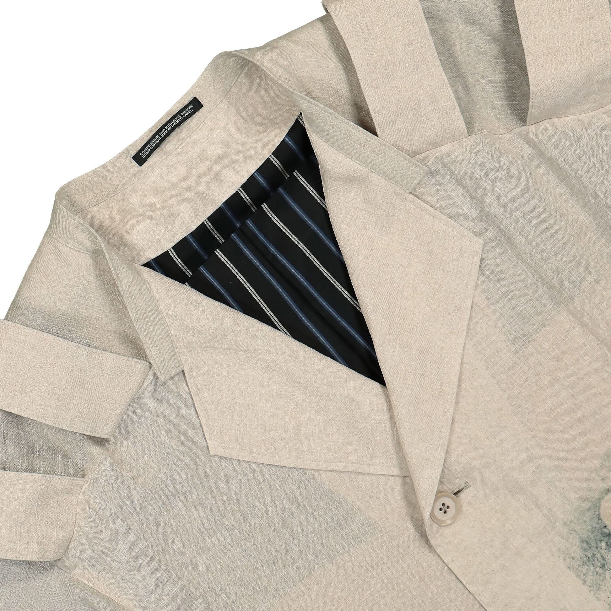 Yohji Yamamoto Homme W-Pattern Shoulder Epaulet Ljk Multicolor Detail view 4 | Gate