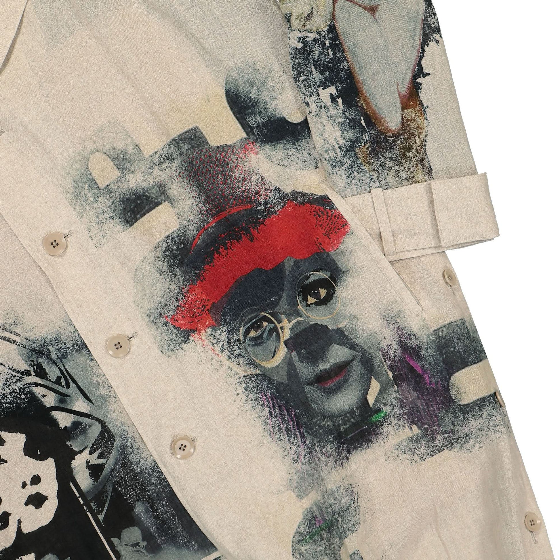 Yohji Yamamoto Homme W-Pattern Shoulder Epaulet Ljk Multicolor Detail view 5 | Gate