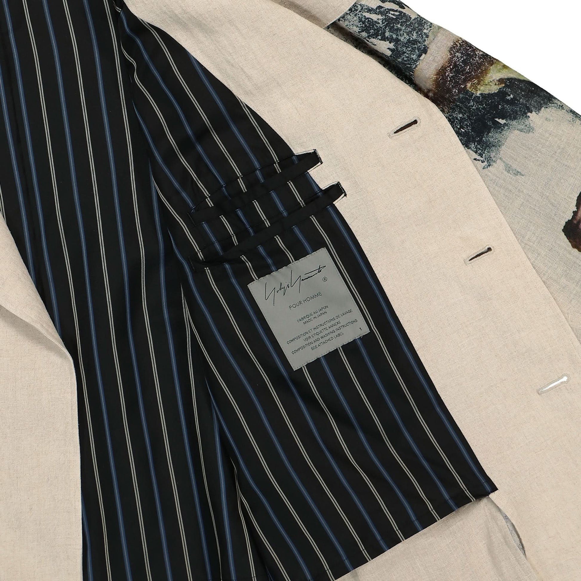Yohji Yamamoto Homme W-Pattern Shoulder Epaulet Ljk Multicolor Detail view 6 | Gate