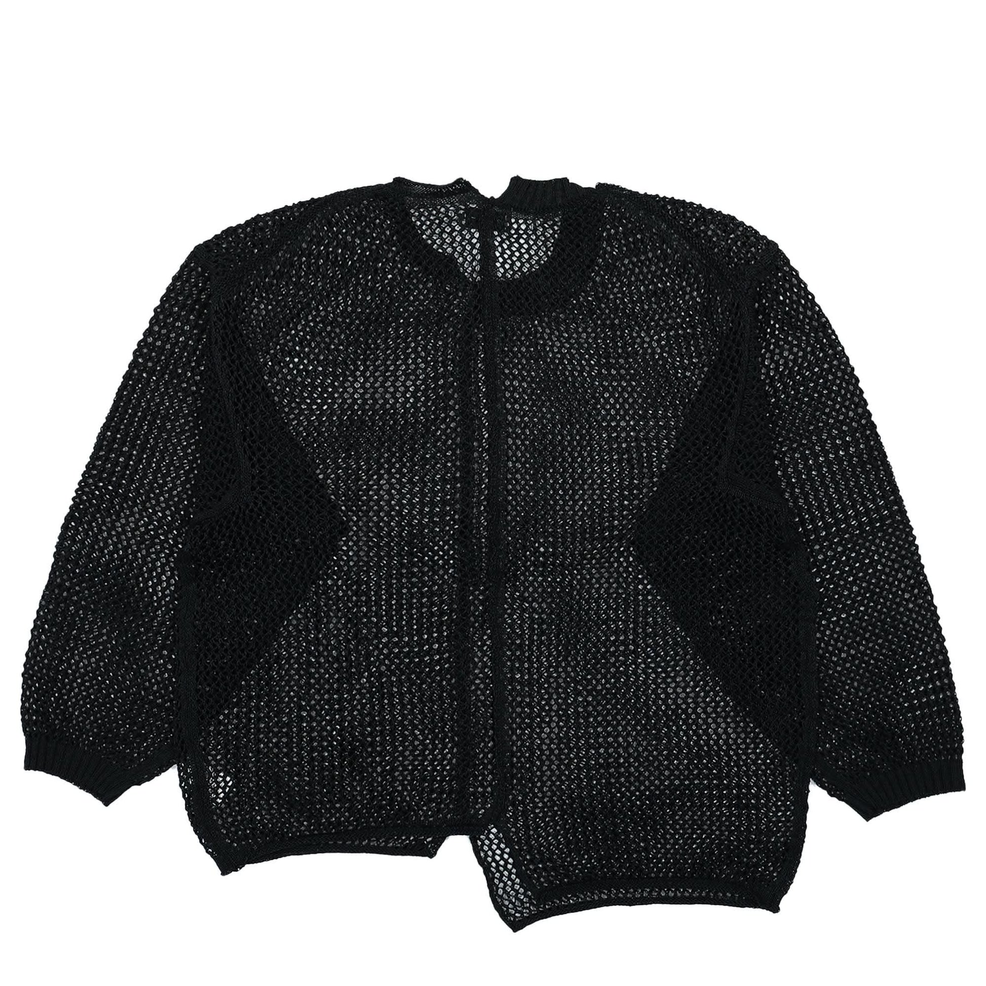 Yohji Yamamoto Homme Uneven Long Sleeve Black Detail view 2 | Gate