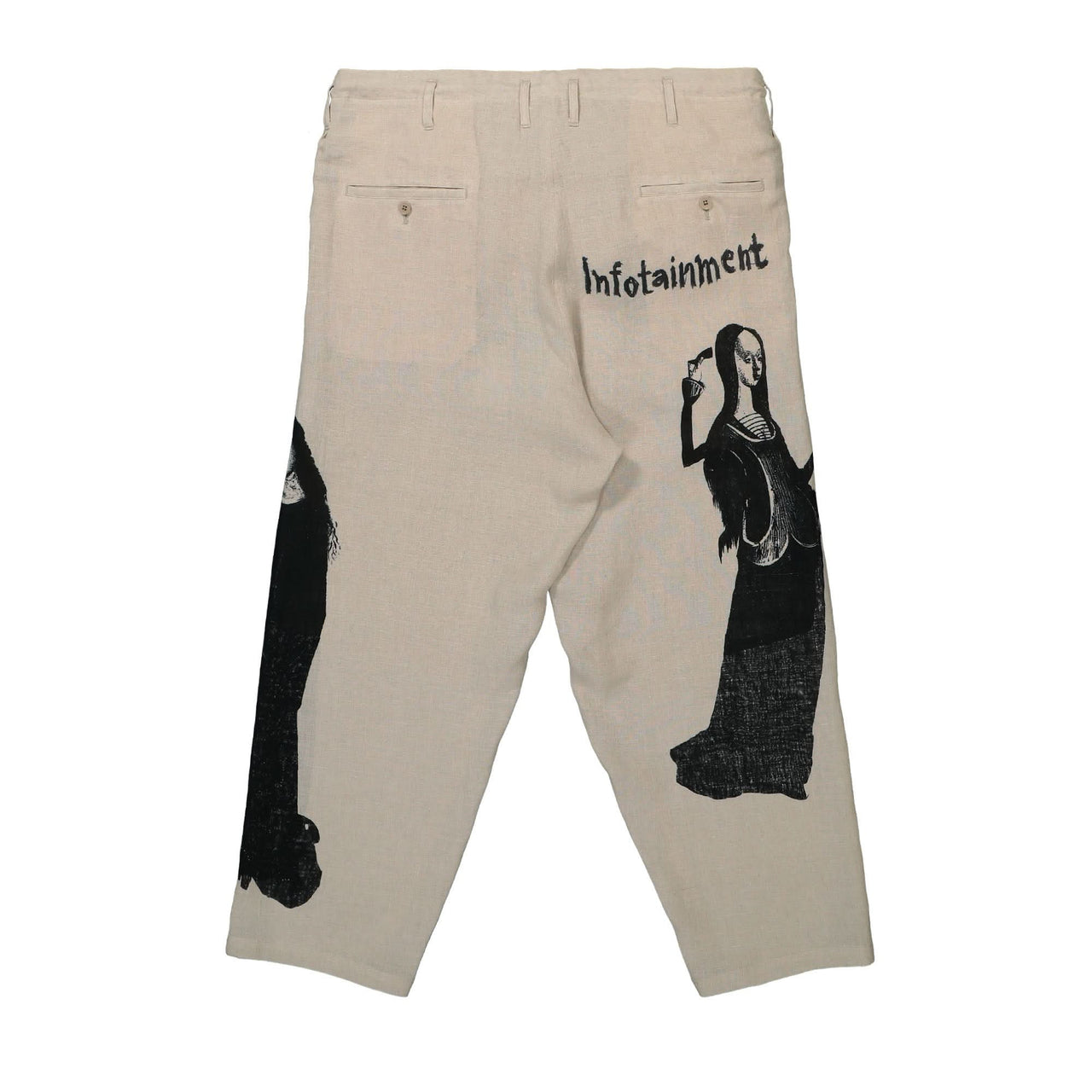 Yohji Yamamoto Homme U Lady Print Pants Multicolor Detail view 1 | Gate