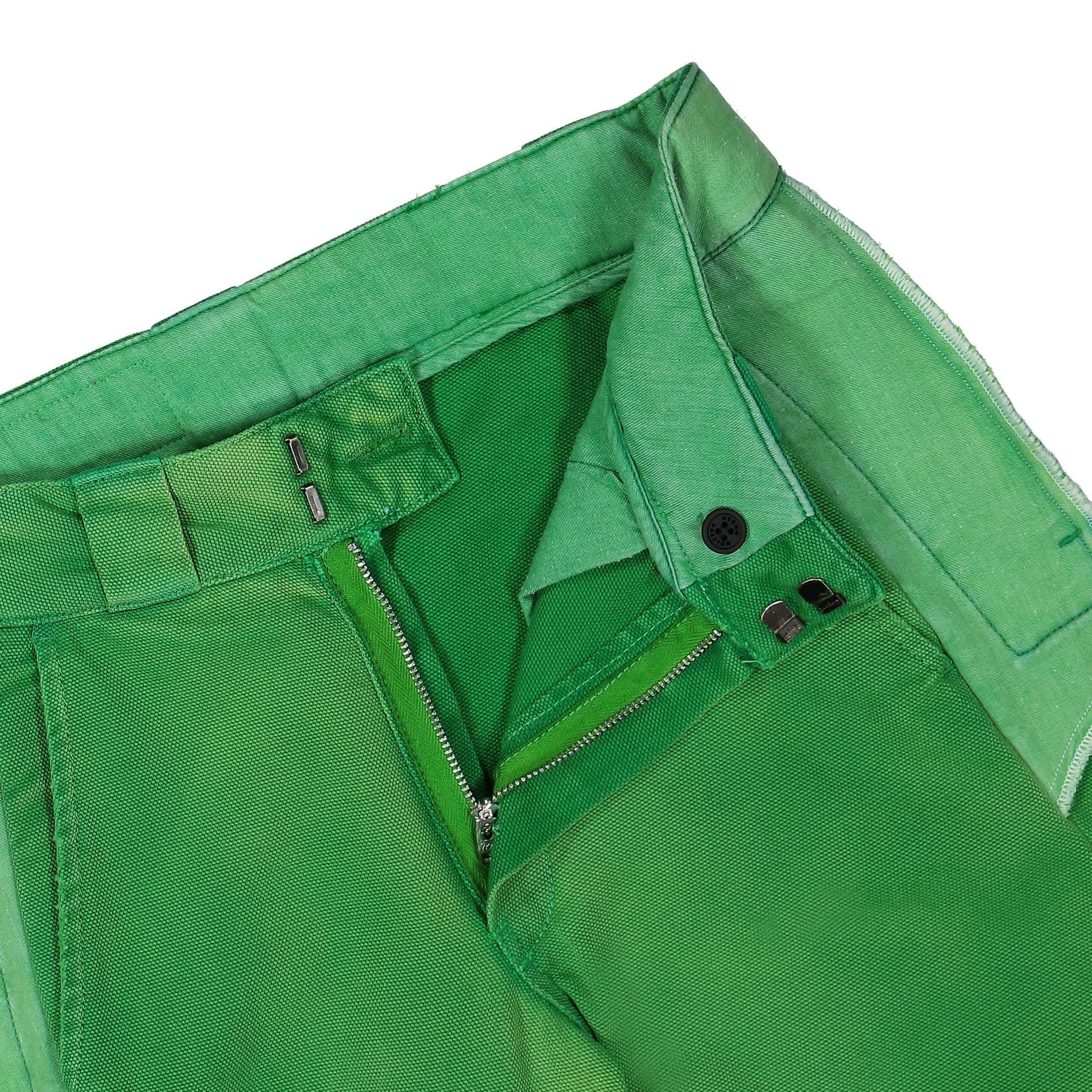Heron Preston Distressed Insideout Chino Green Detail view 4 | Gate