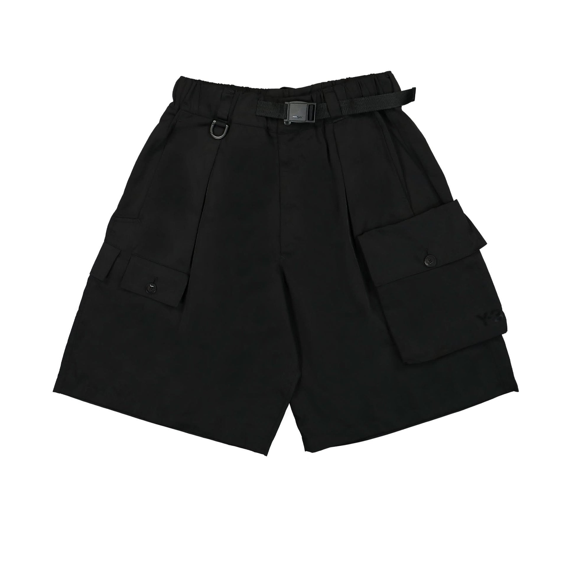 Y-3 Nylon Twill Short Black Detail view 1 | Gate