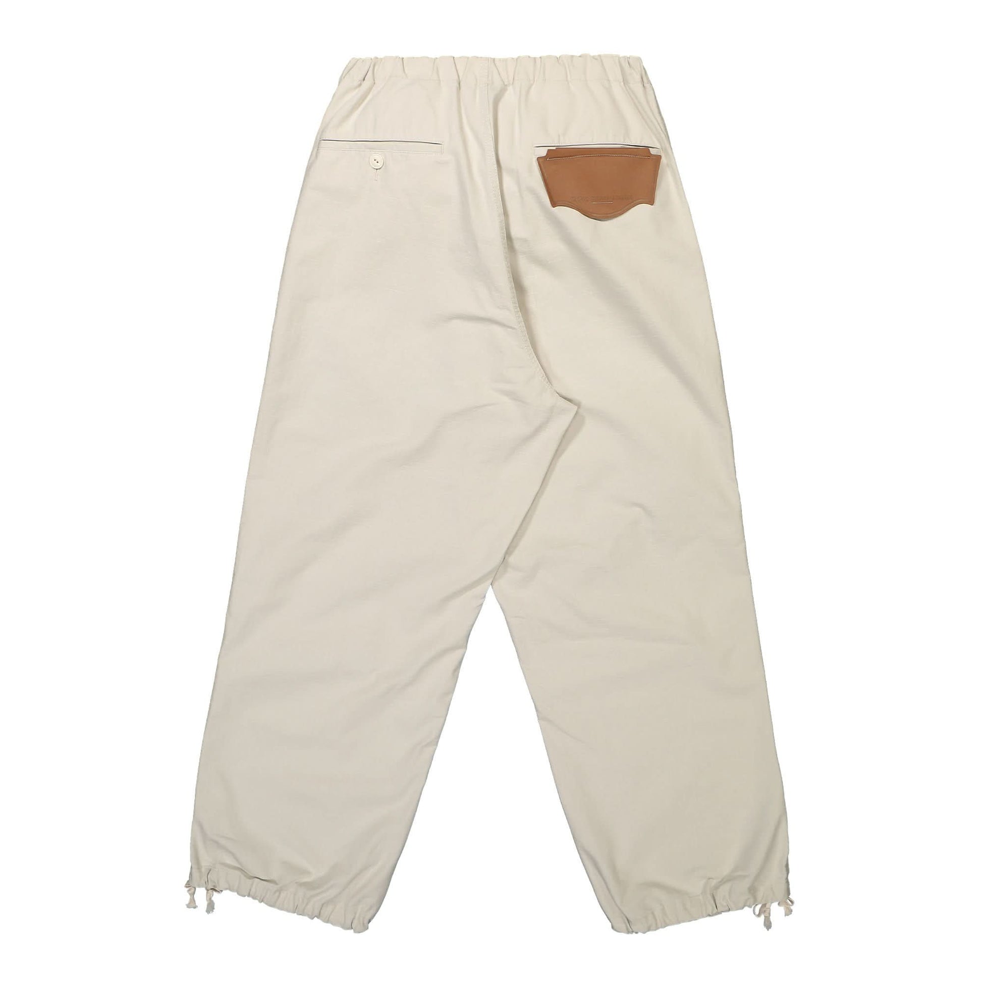 Maison Mihara Yasuhiro Ripstop Parachute Trousers Beige Detail view 2 | Gate