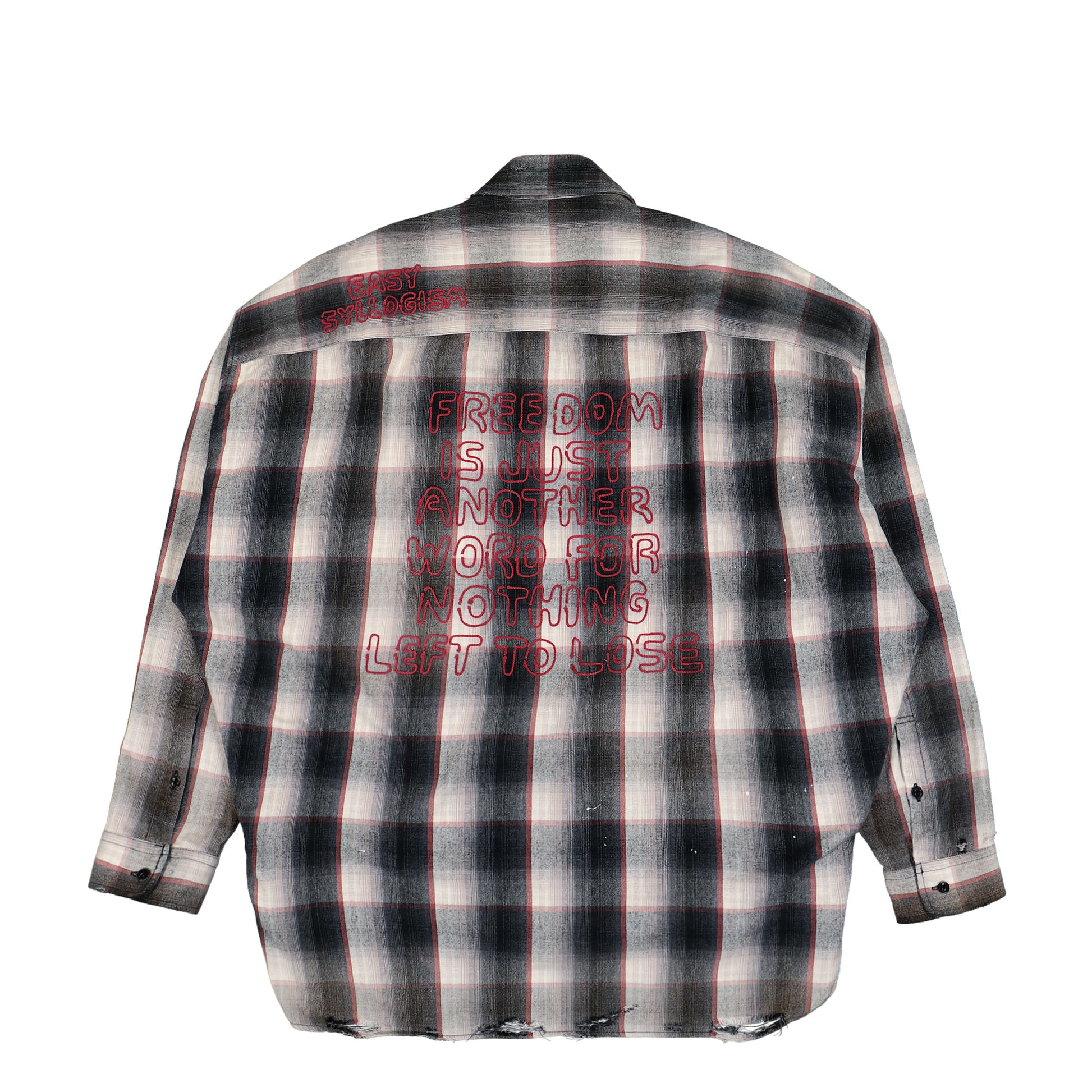 Maison Mihara Yasuhiro Vintage Like Check L/S Shirts Multicolor Detail view 3 | Gate