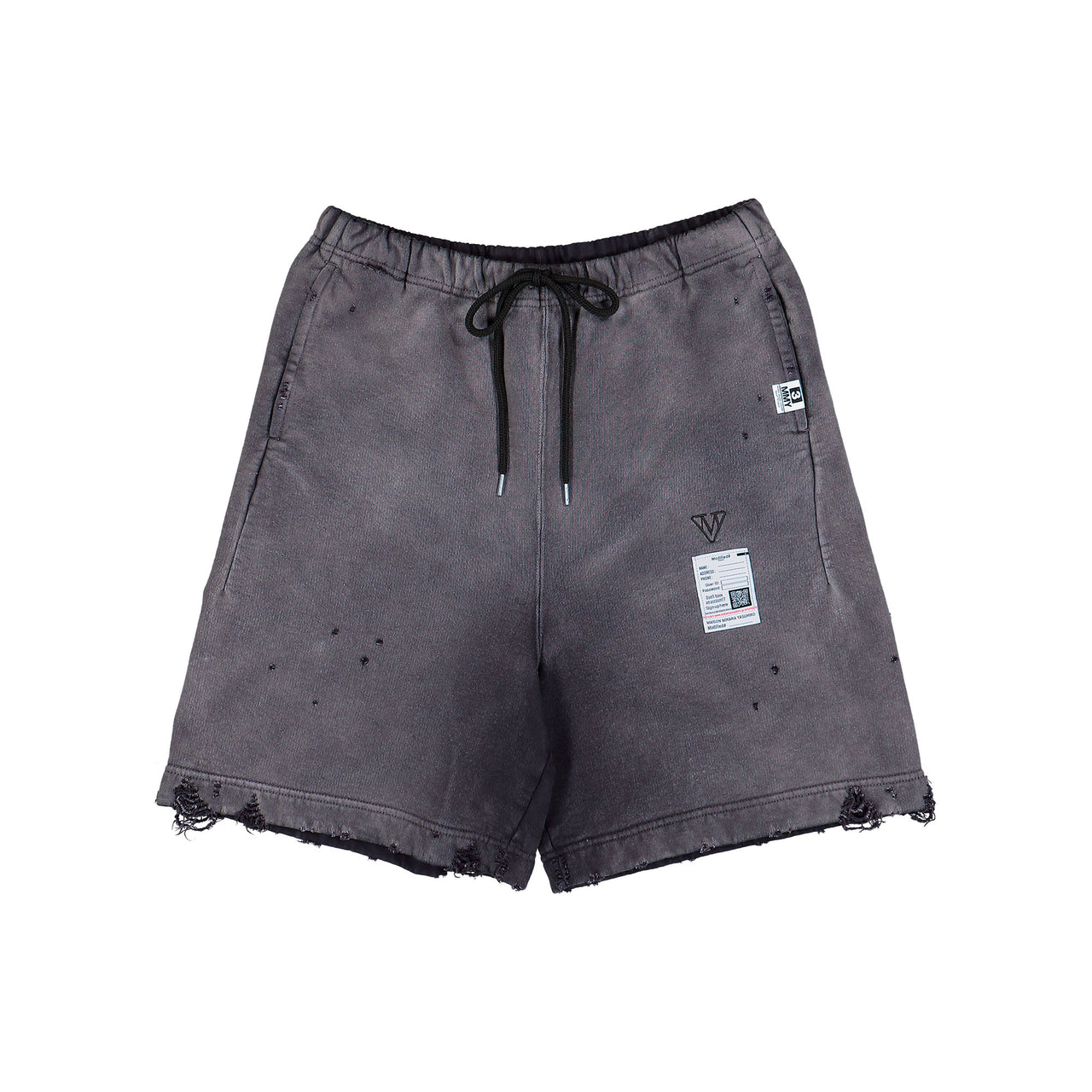 Maison Mihara Yasuhiro Sun Faded Shorts Black Short J16SP724 Detail View 1 | GATE