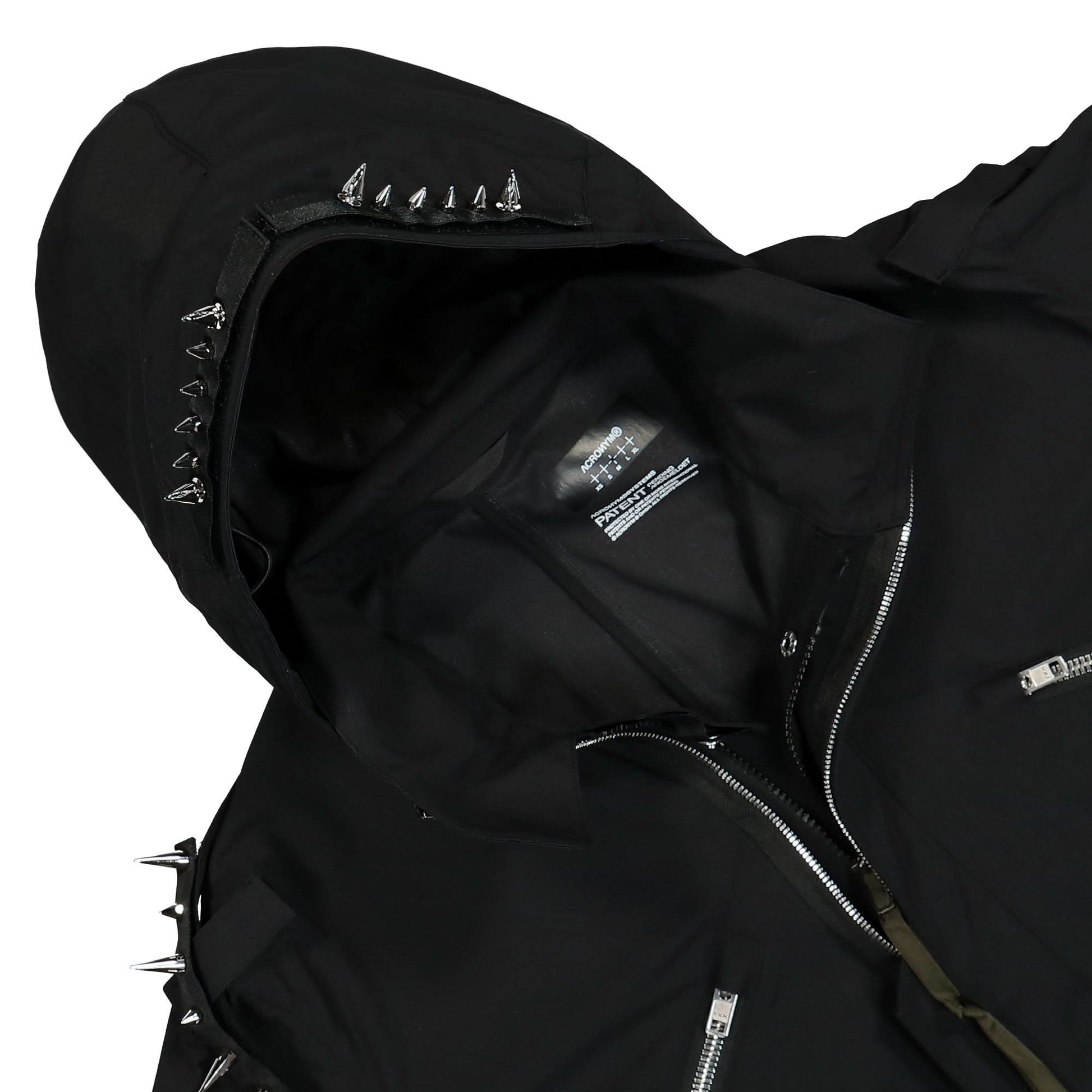 Acronym Lightshell Encapsulated Nylon Interops Jacket Black Detail view 3 | Gate