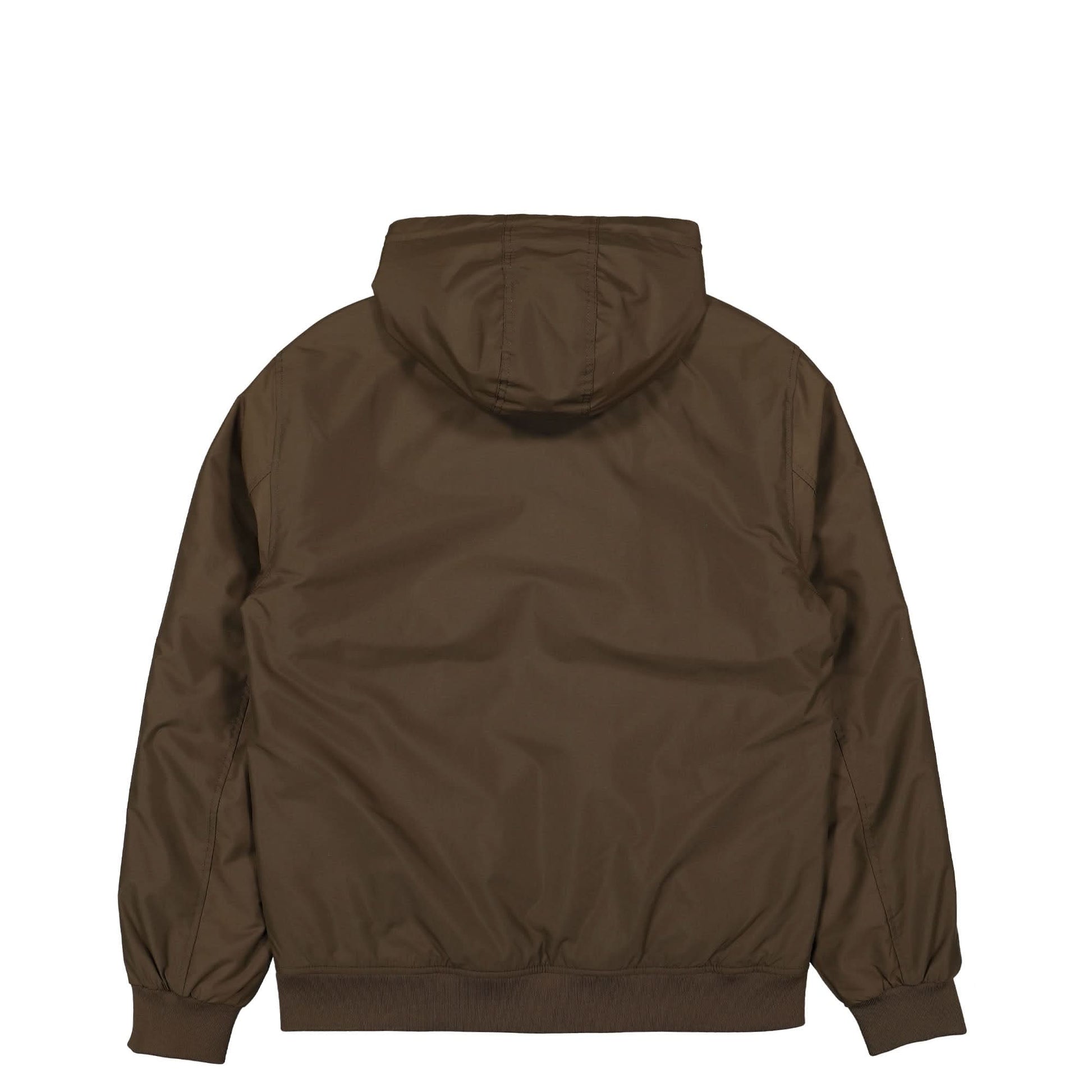 Fred Perry Padded Hooded Brentham Jacket Brown Detail view 2 | Gate