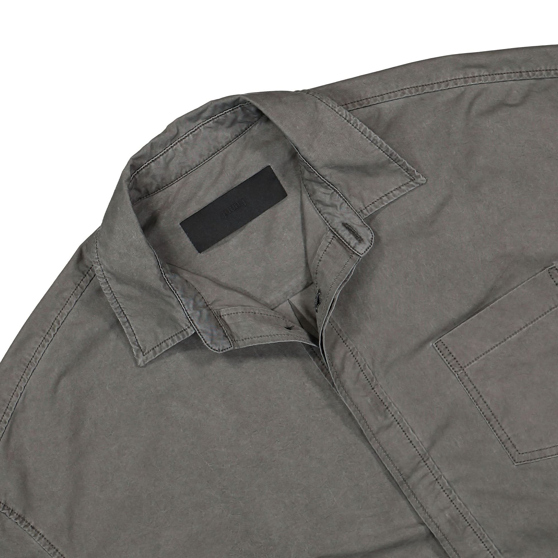 Juun.J Shirt Grey Detail view 3 | Gate