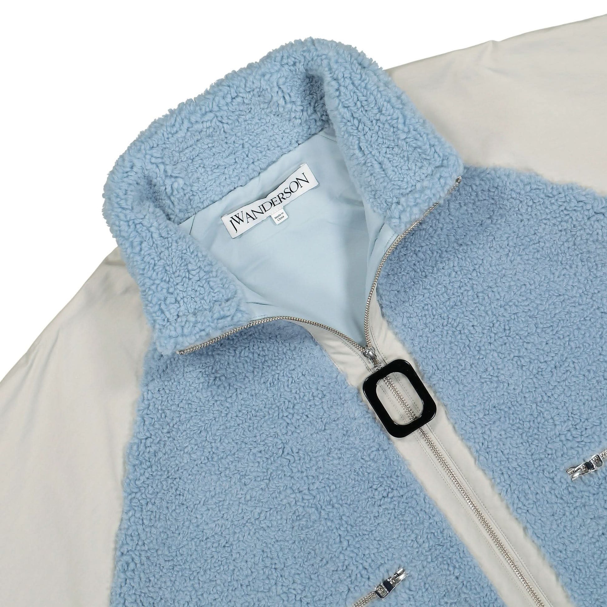 JW Anderson Colour Block Track Top Blue Detail view 3 | Gate