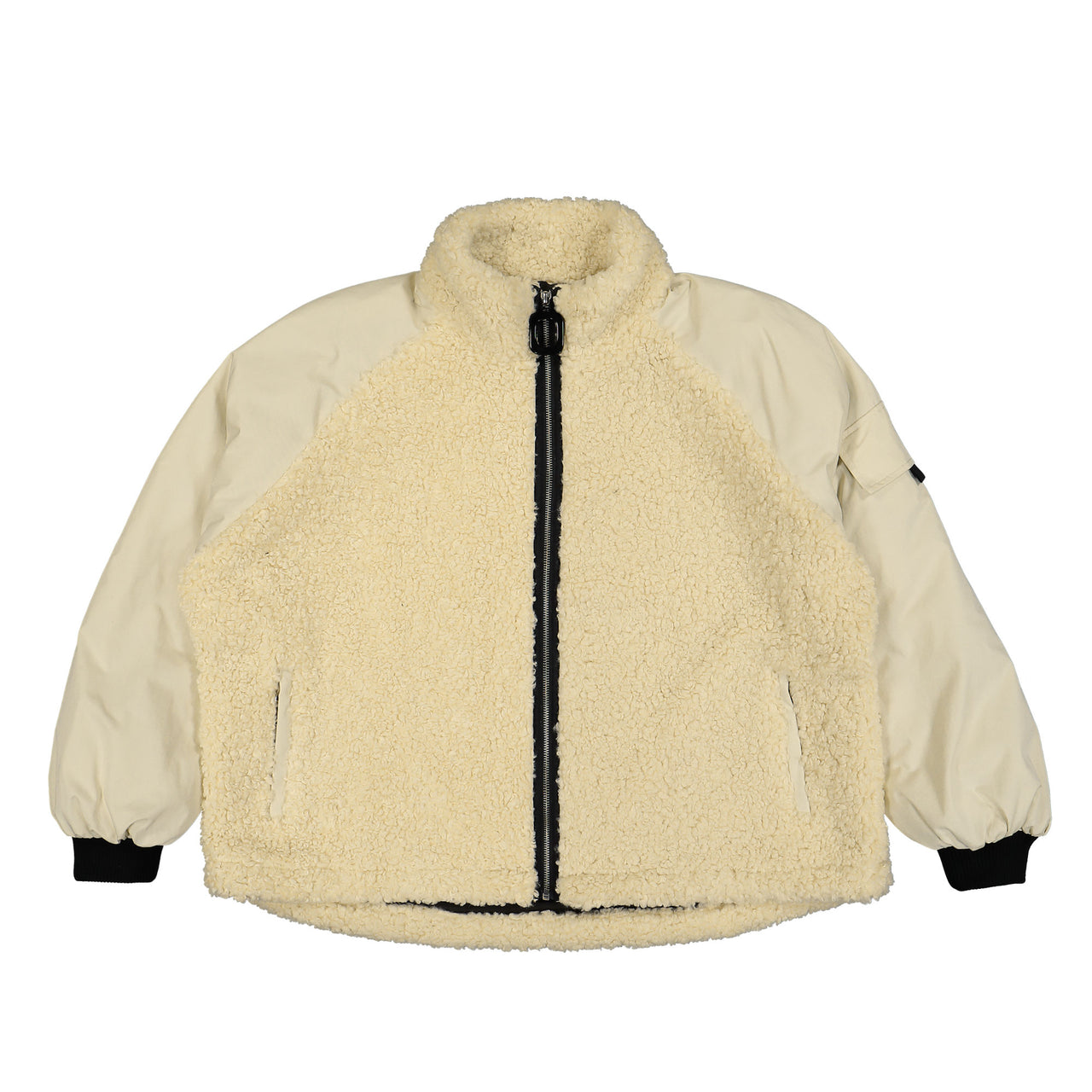 JW Anderson Colour Block Track Top Beige Detail view 1 | Gate