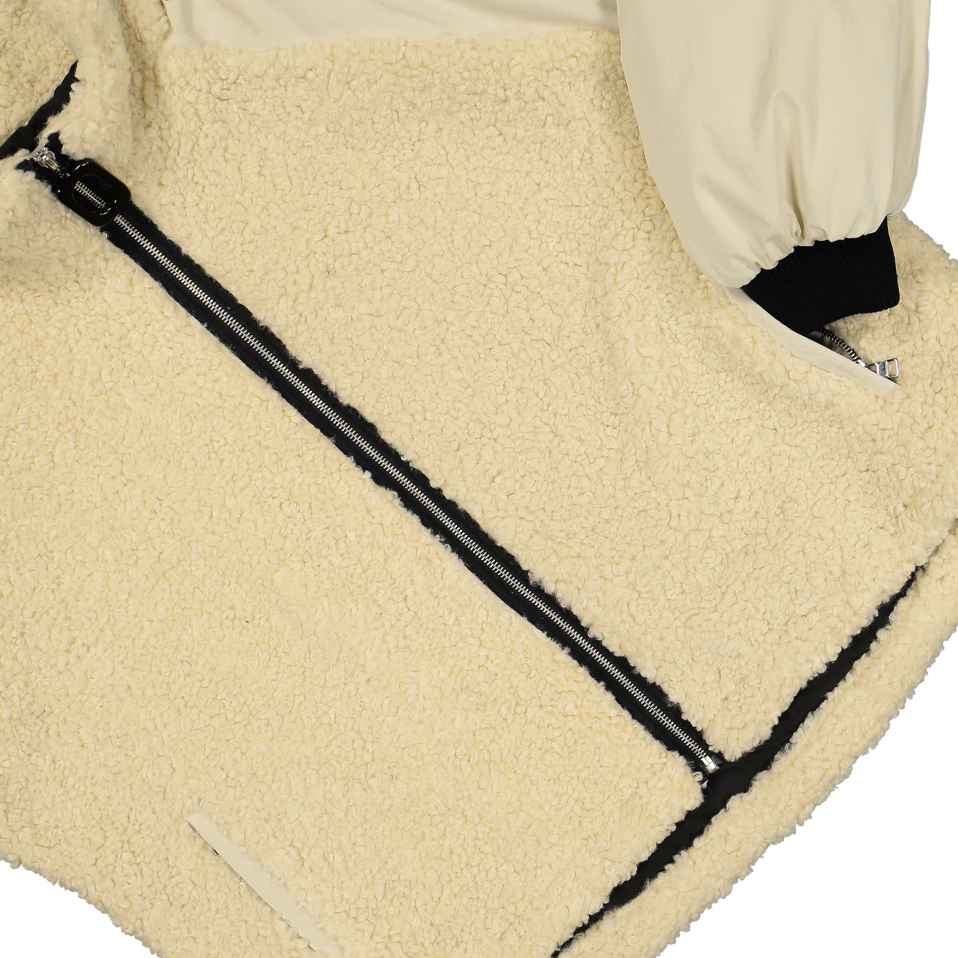 JW Anderson Colour Block Track Top Beige Detail view 4 | Gate