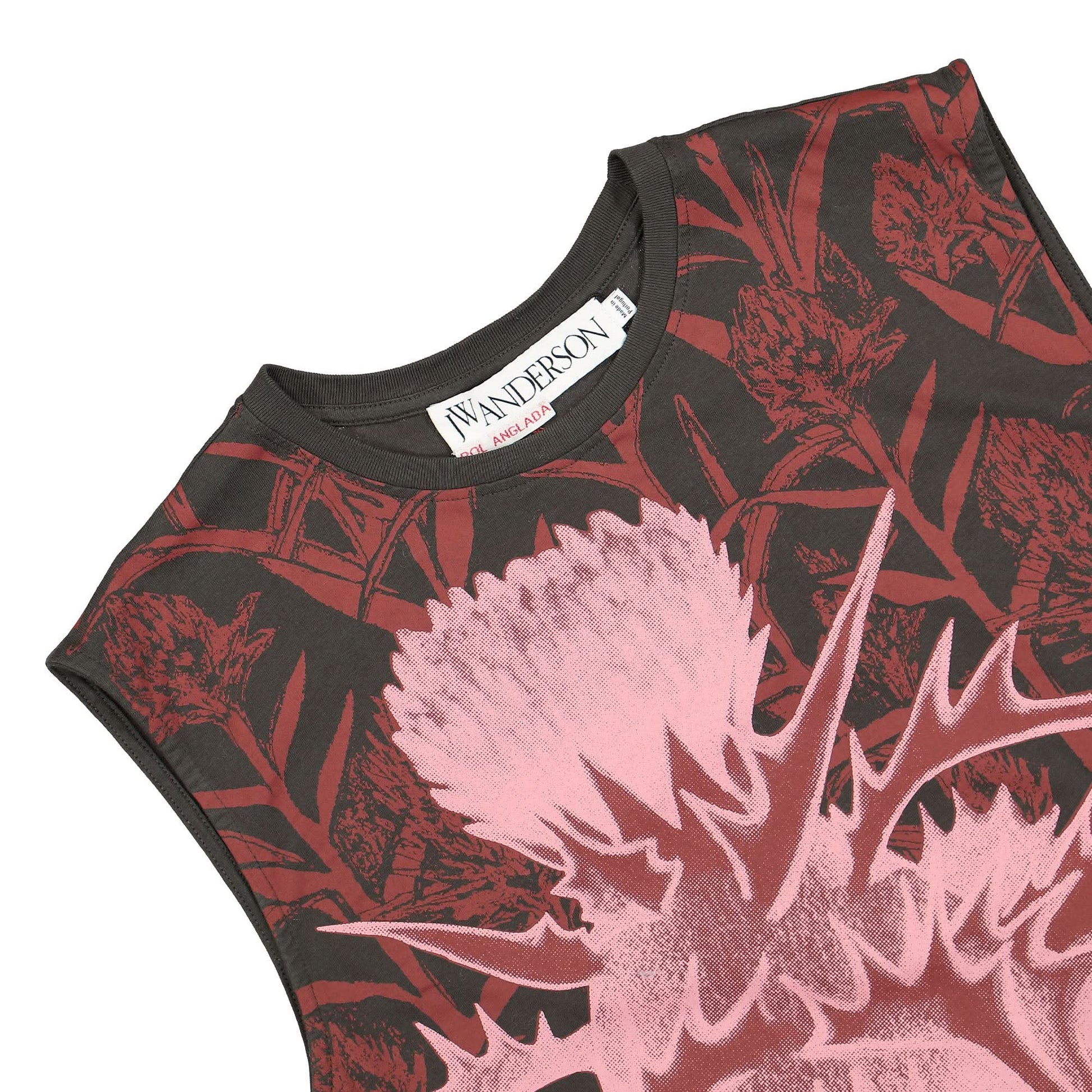 JW Anderson Pol Thistle Tank Top Multicolor Detail view 3 | Gate