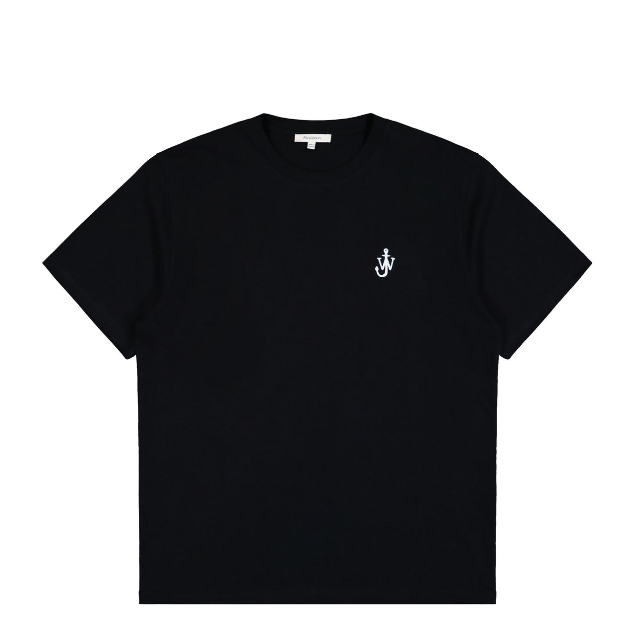 JW Anderson Anchor Embroidery T-Shirt Black T-Shirts JT0257-PG1510-999 / Black Detail View 1 | GATE