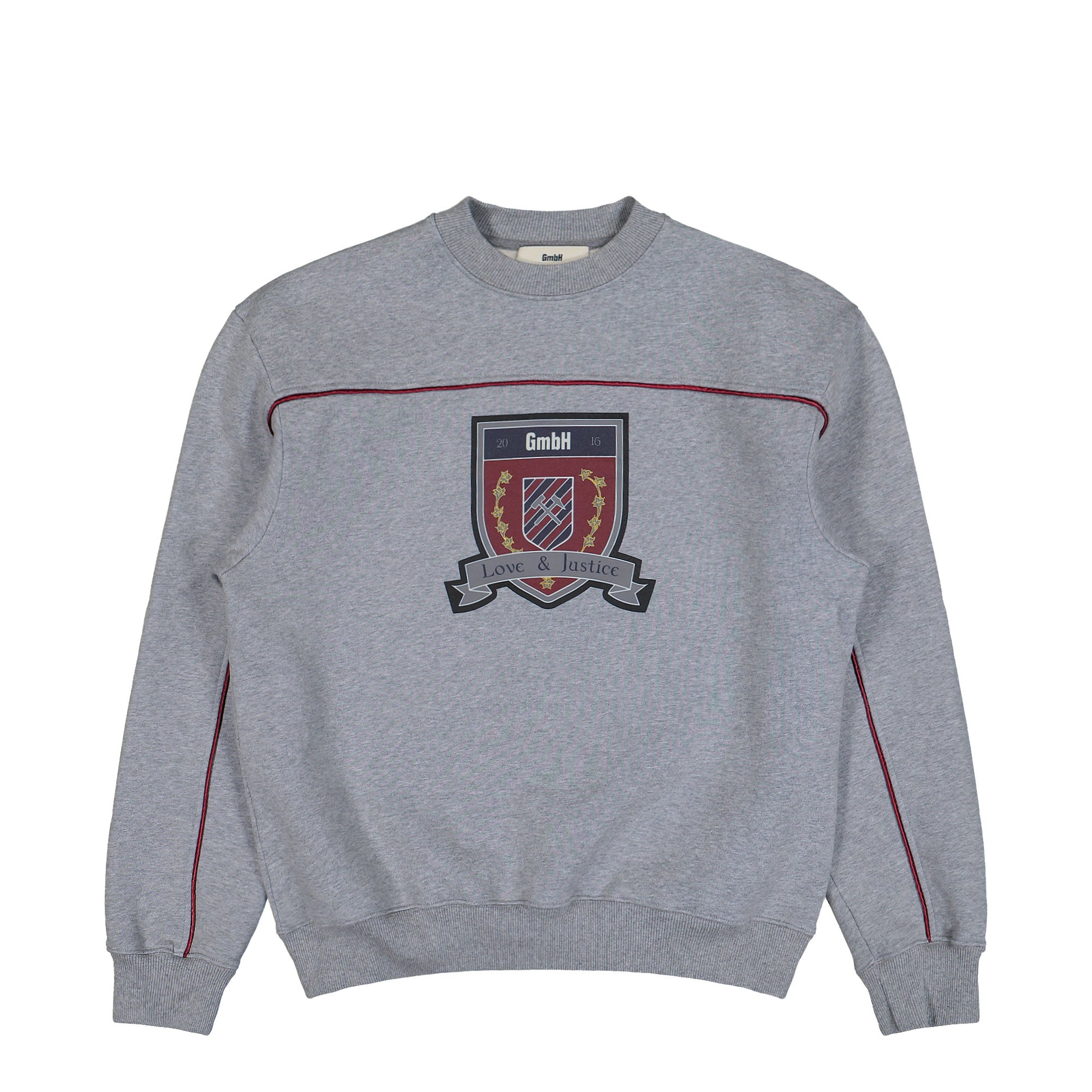Gmbh Crewneck With Embroidery Grey Melange Sweatshirts Justice Detail View 1 | GATE
