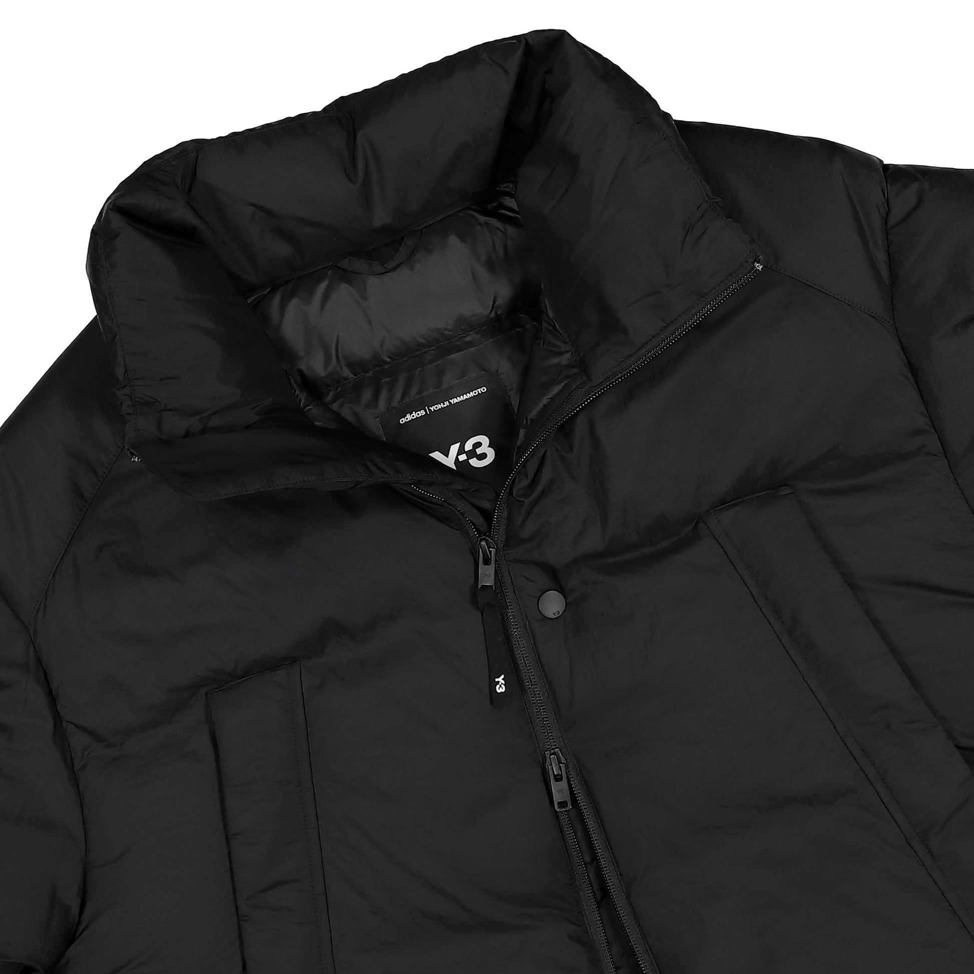 Y-3 M Puffer Jacket Black Puffer Jacket JX7282 Detail View 3 | GATE