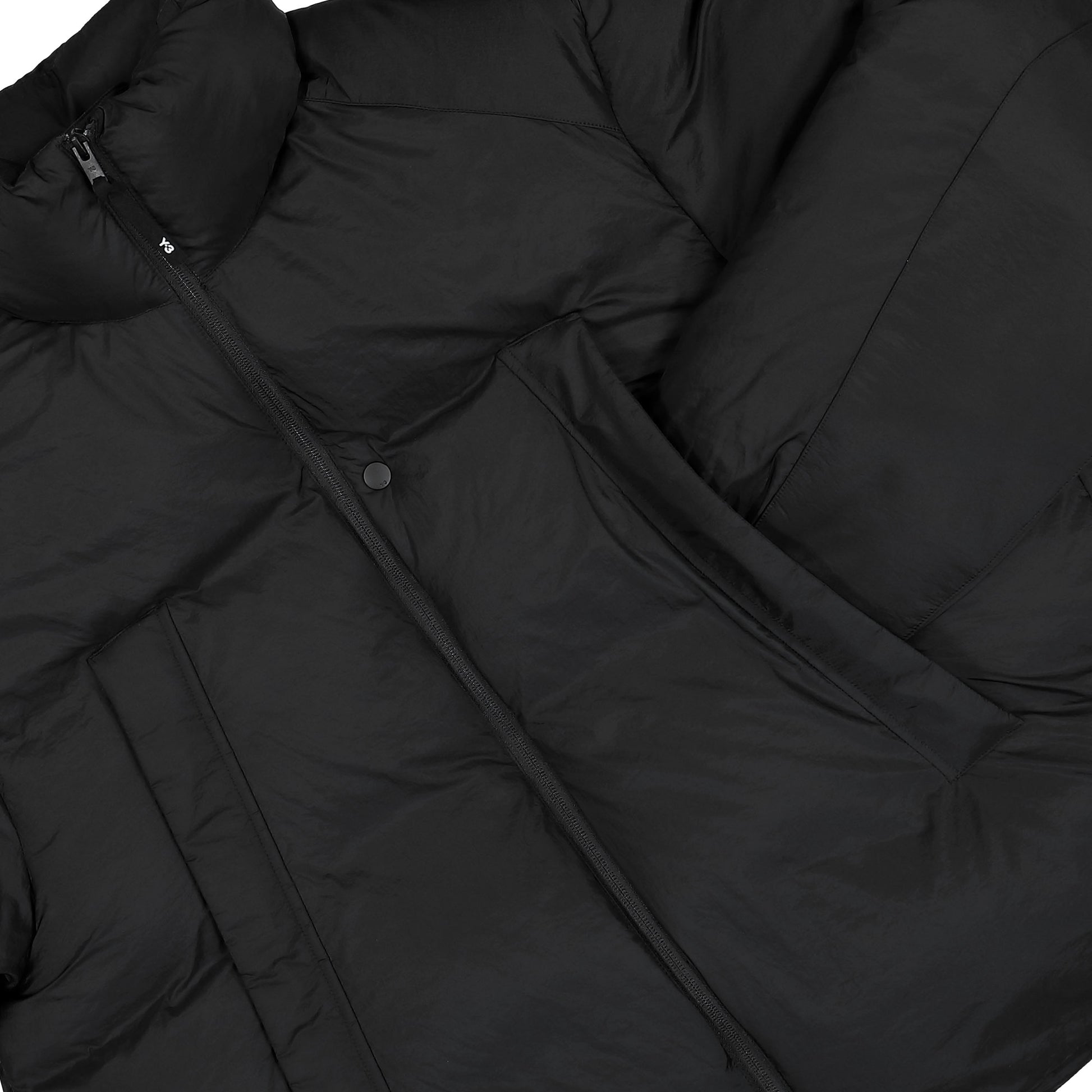 Y-3 M Puffer Jacket Black Puffer Jacket JX7282 Detail View 4 | GATE