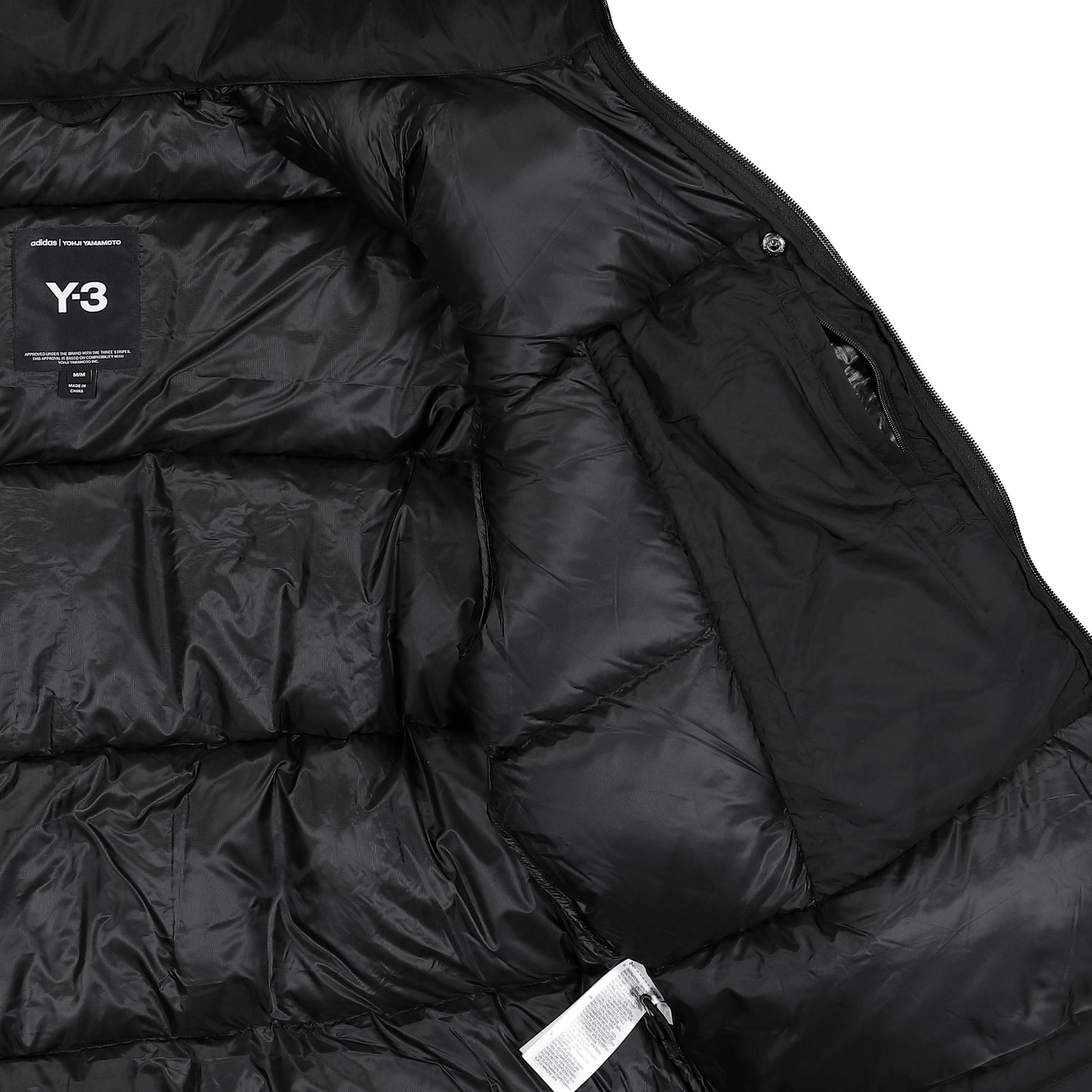Y-3 M Puffer Jacket Black Puffer Jacket JX7282 Detail View 6 | GATE