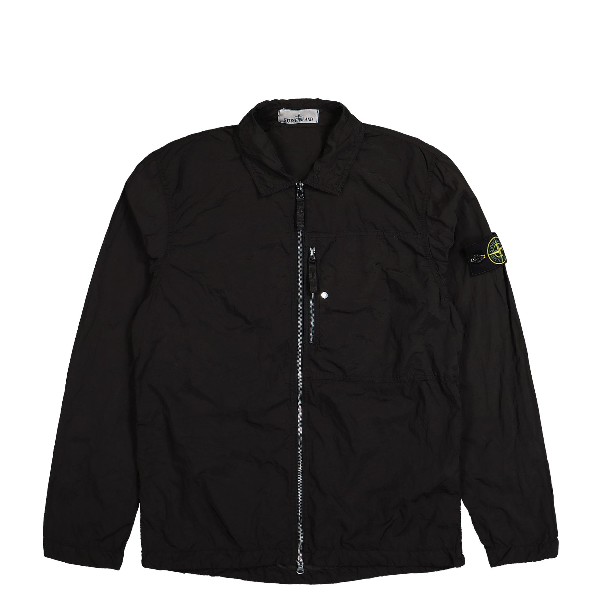Stone Island Overshirt Black Detail view 1 | Gate
