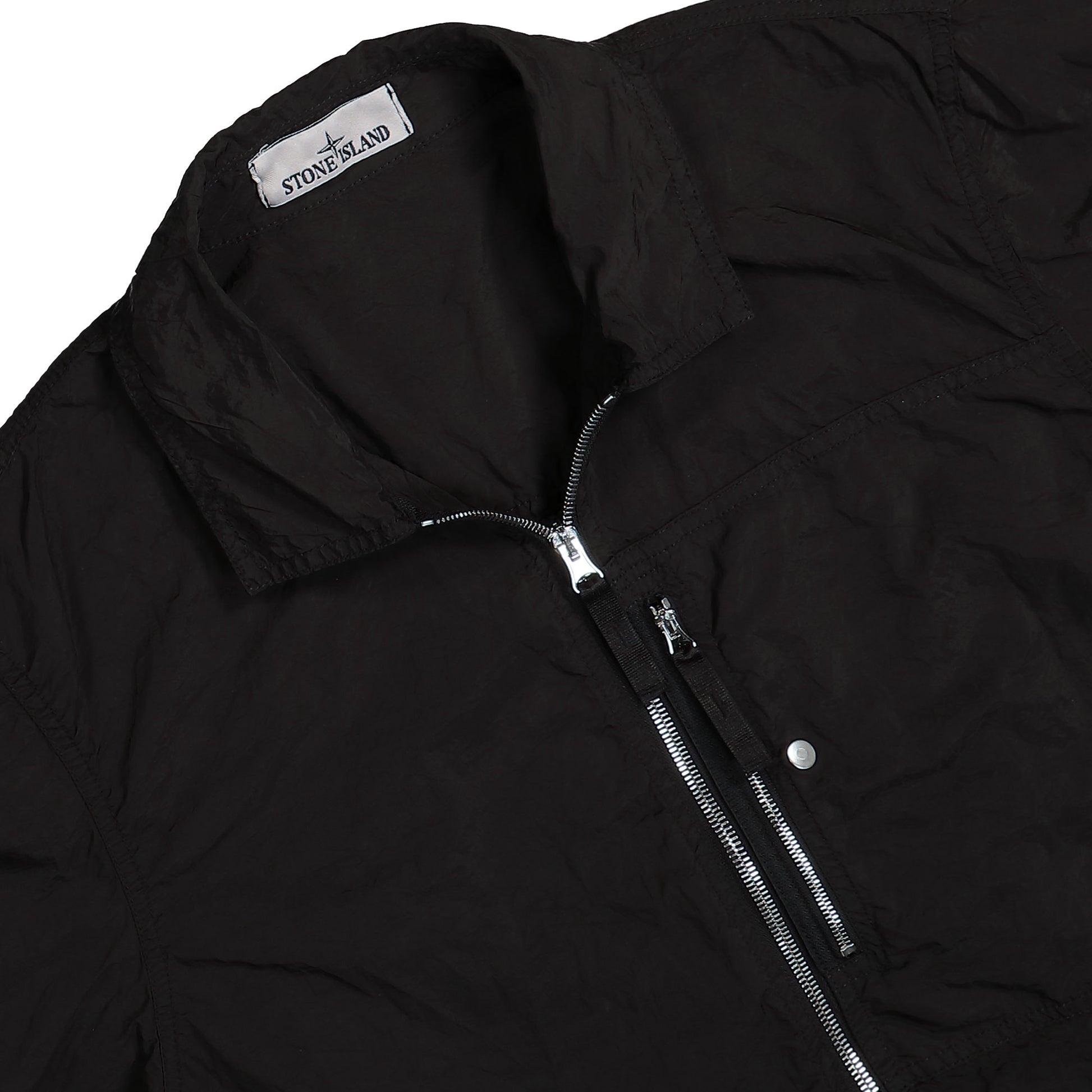 Stone Island Overshirt Black Detail view 3 | Gate
