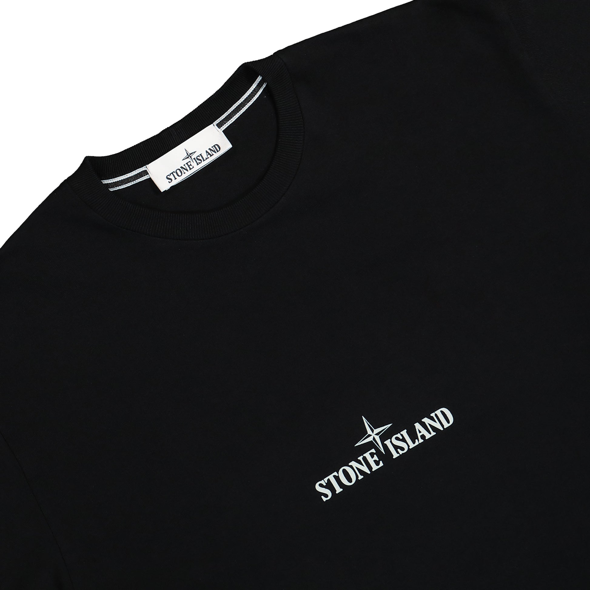 Stone Island SS T-Shirt Black Detail view 3 | Gate