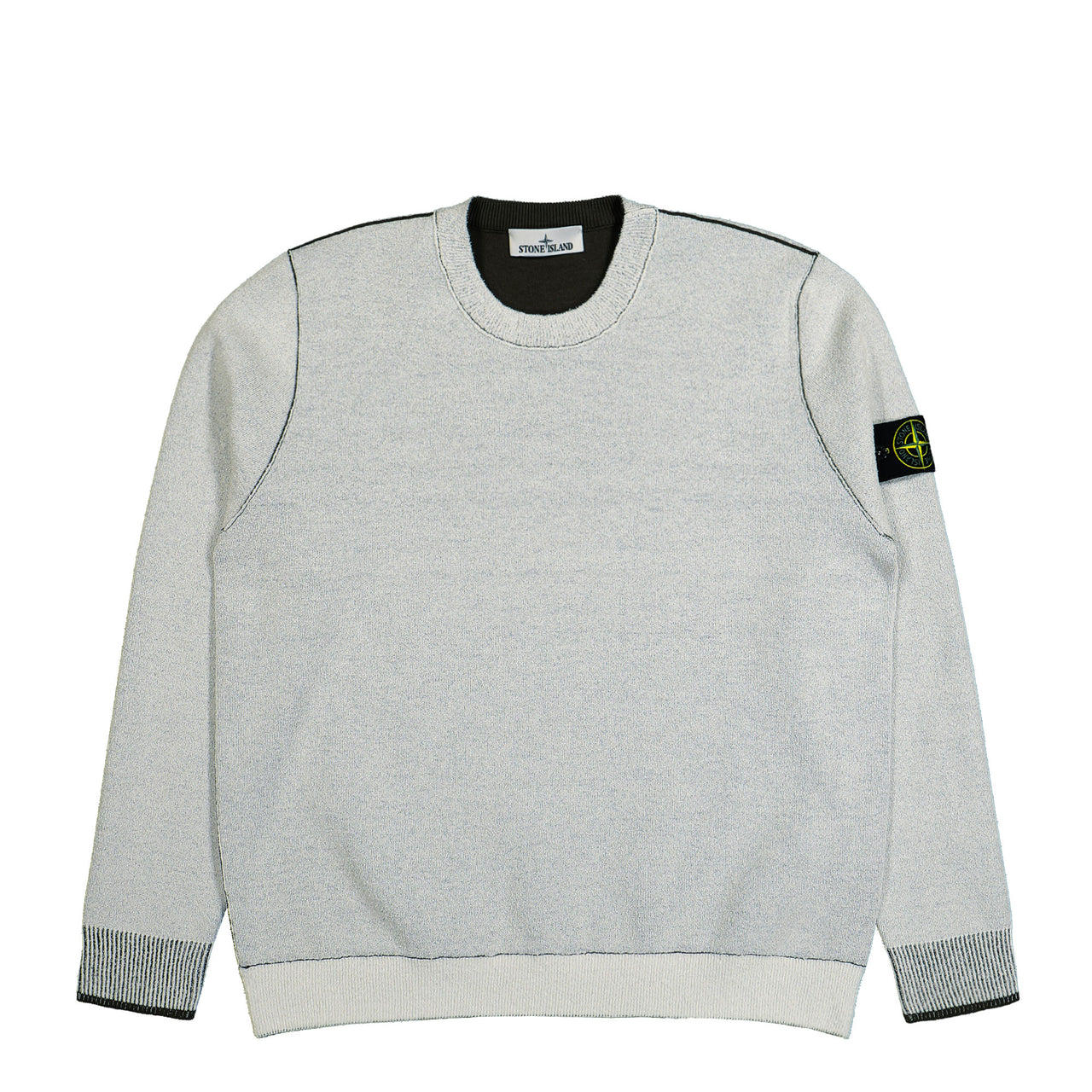 Stone Island Crew Neck Beige Detail view 1 | Gate