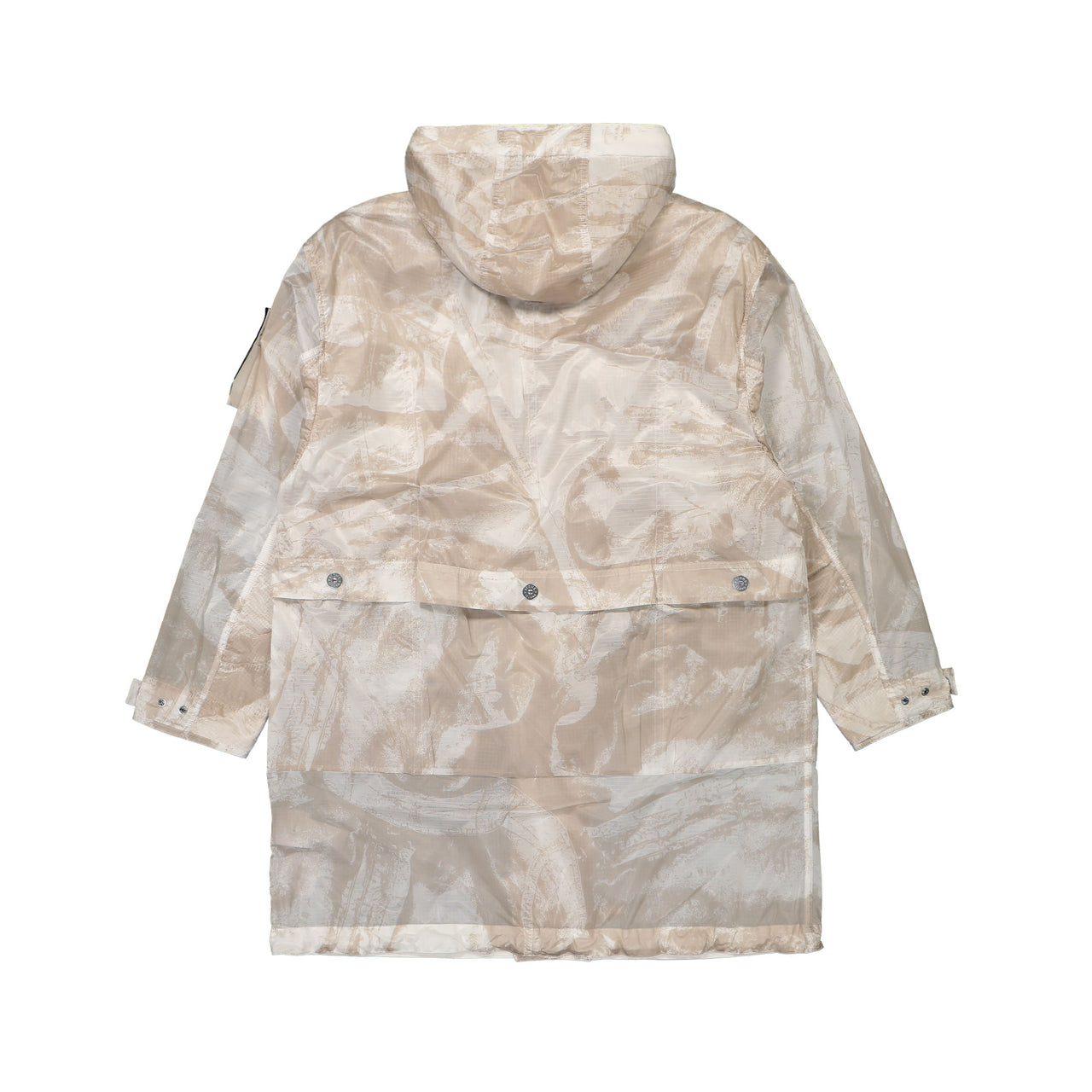 Stone Island Long Parka Beige Detail view 1 | Gate